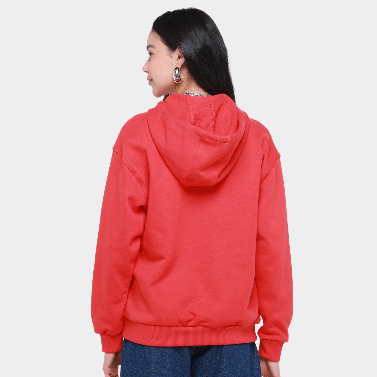 Moletom Fila Comfort Letter II c/ Capuz Feminino - Tam: P - 1