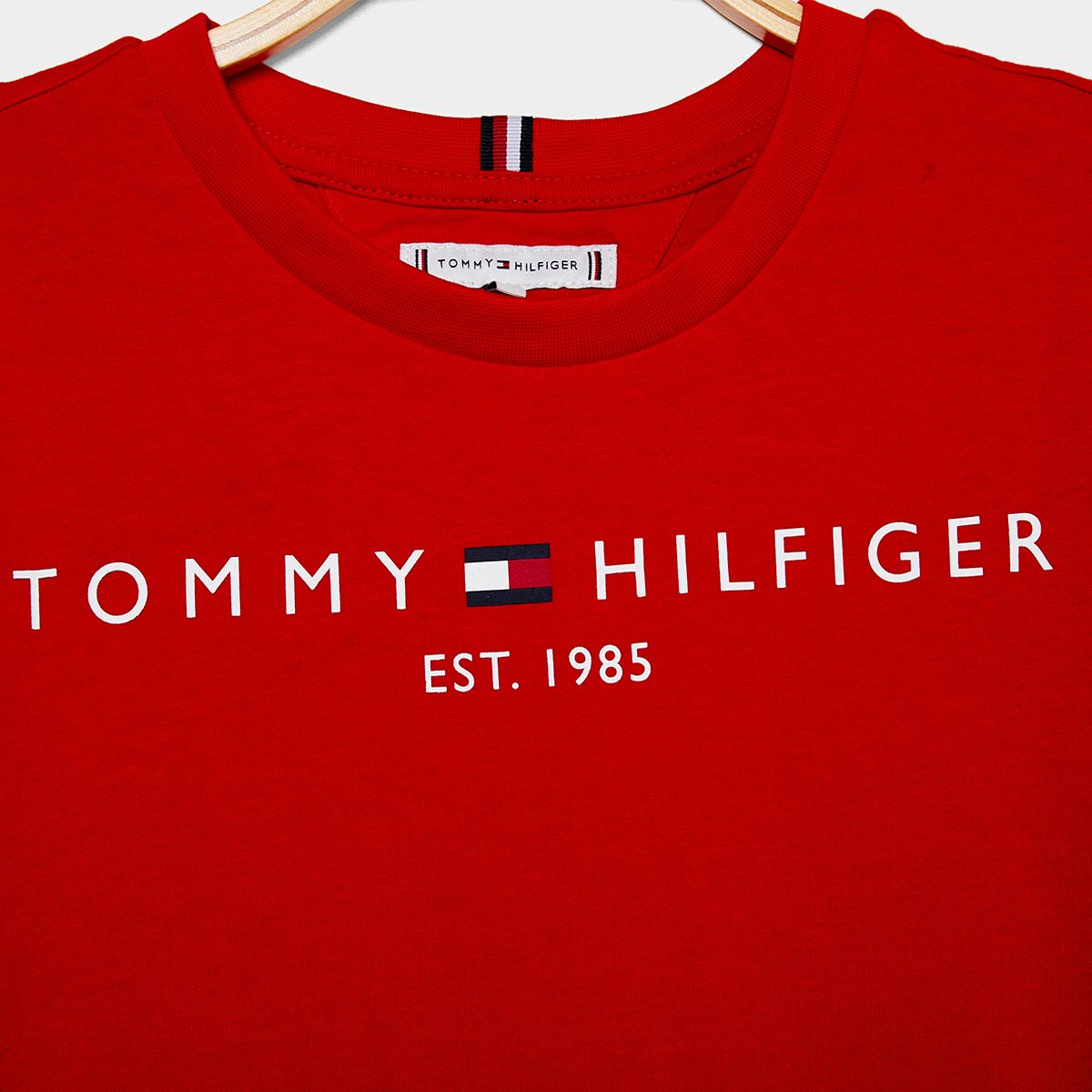 Camiseta Infantil Tommy Hilfiger Essential Menino - Tam: 16A - 1