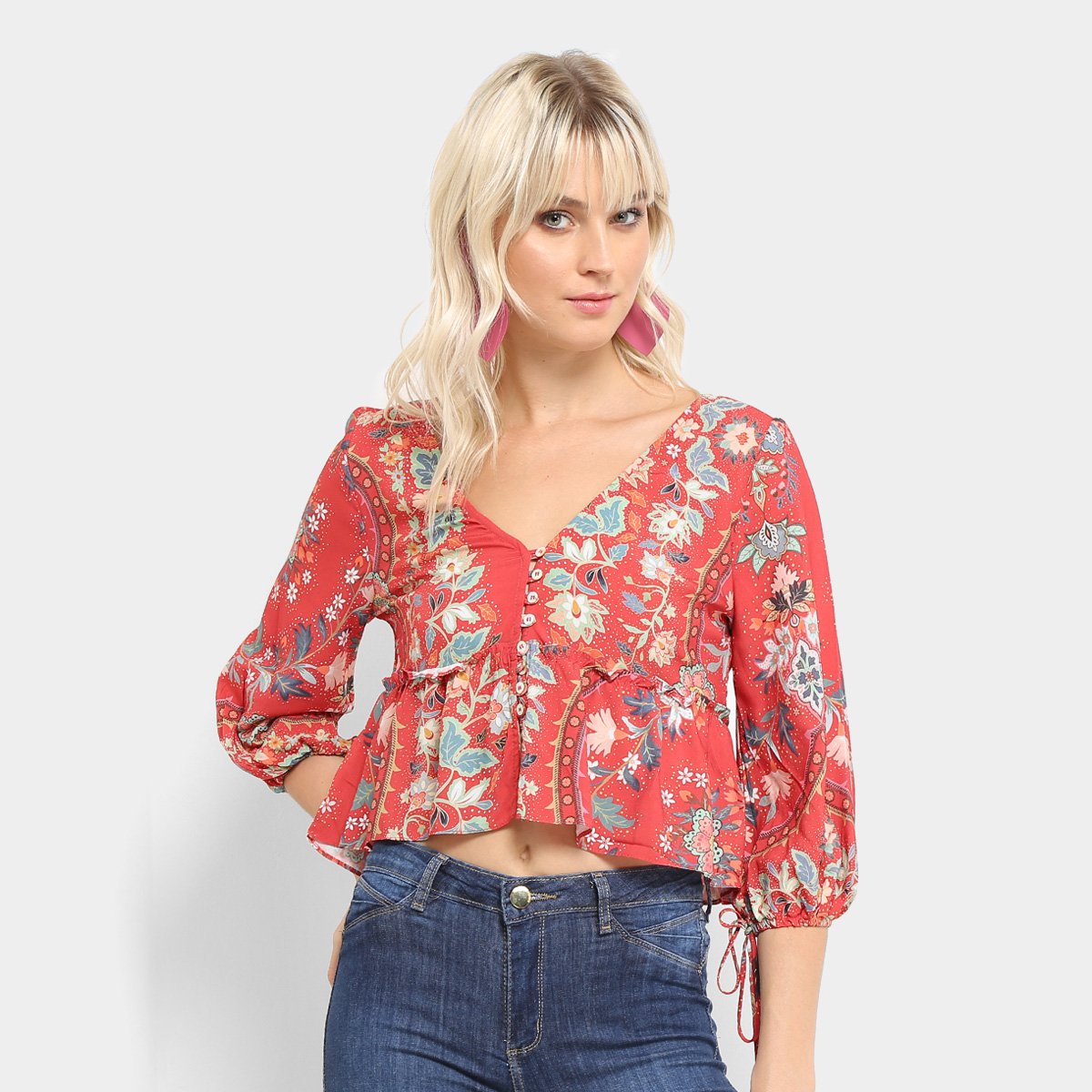 camiseta cropped farm