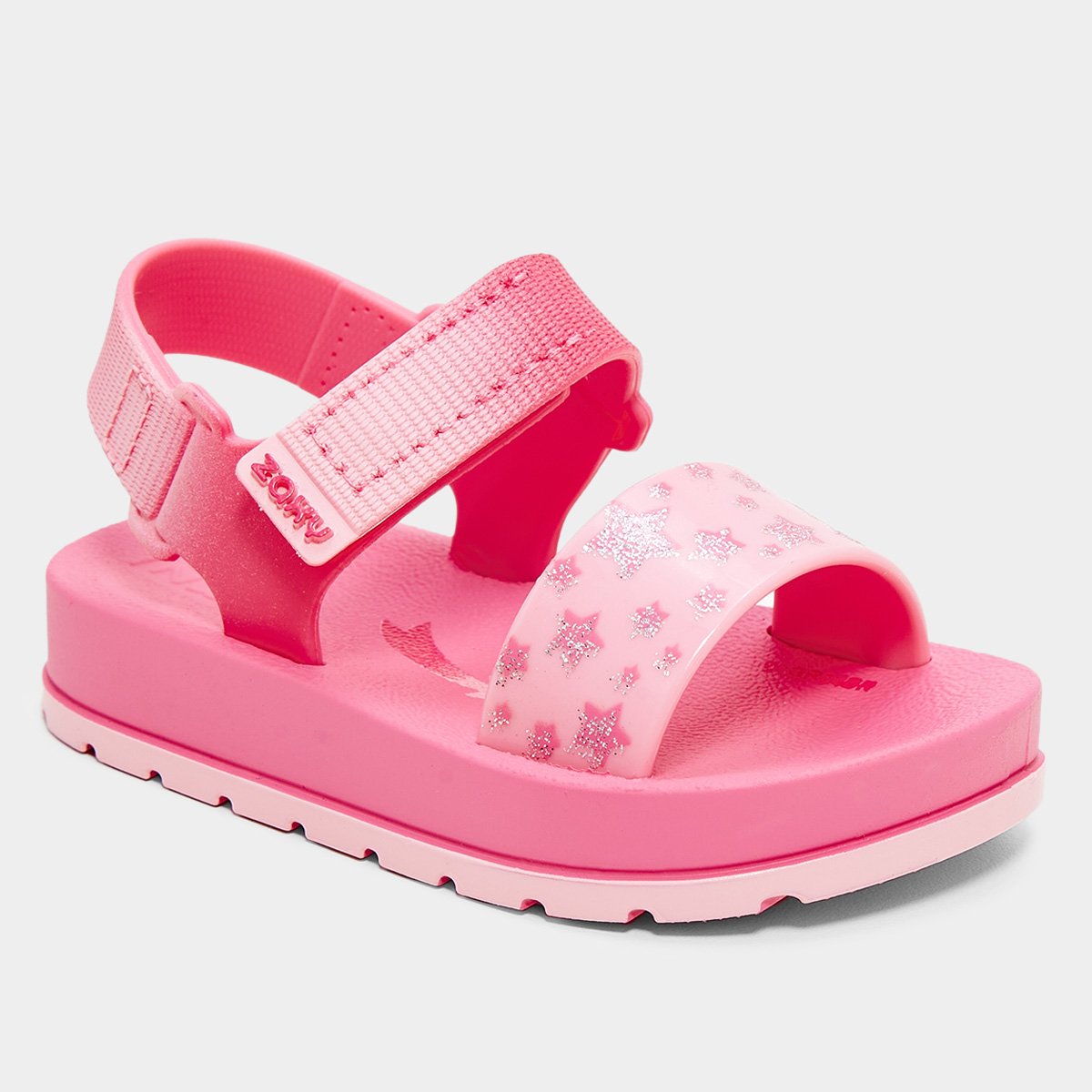 Sandália Infantil Disney Zaxynina Moderninha Print Menina - Tam: 21 - 1