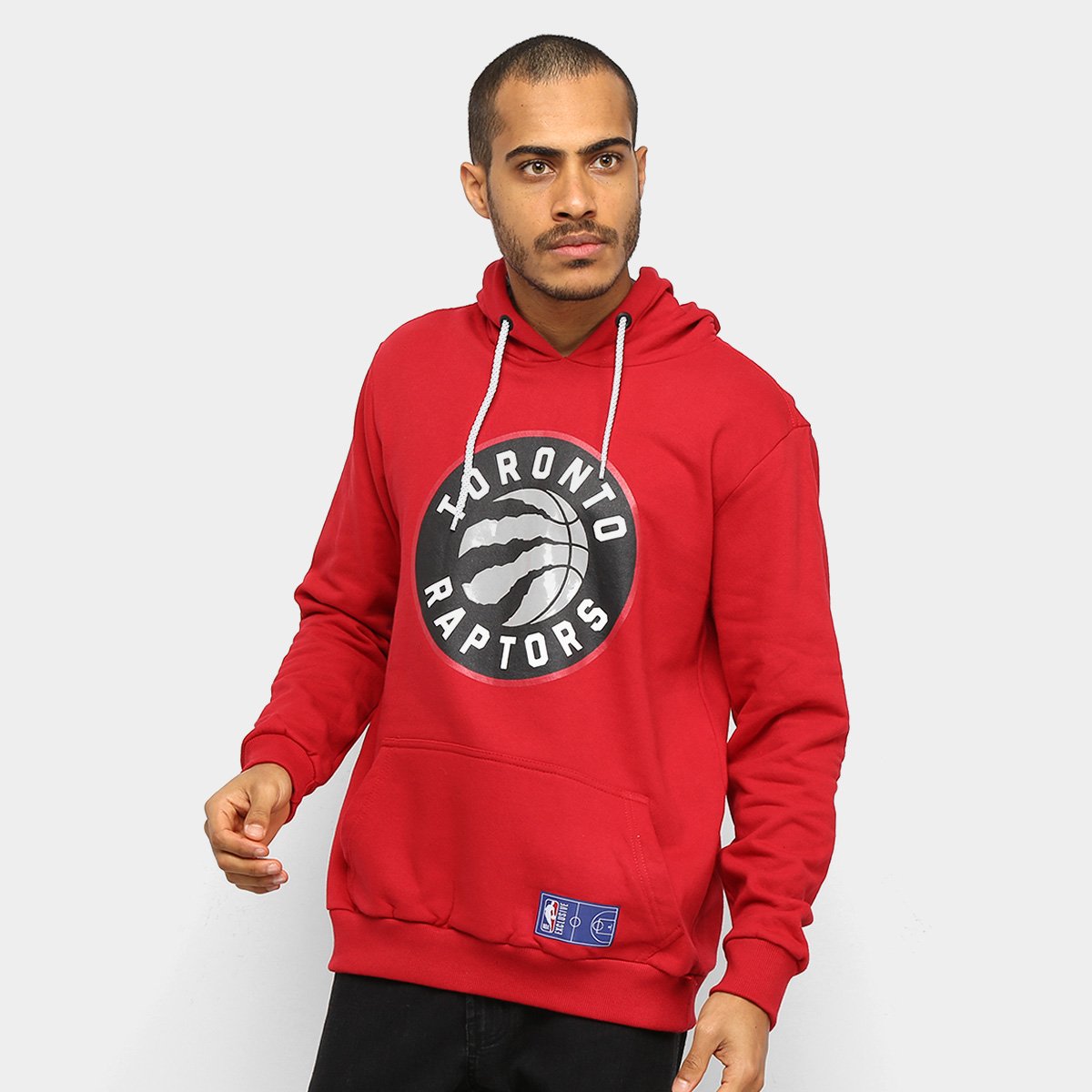 Moletom NBA Toronto Raptors Canguru Masculino