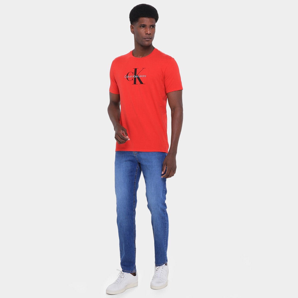Camiseta Calvin Klein Re Issue Masculina - Tam: M - 3