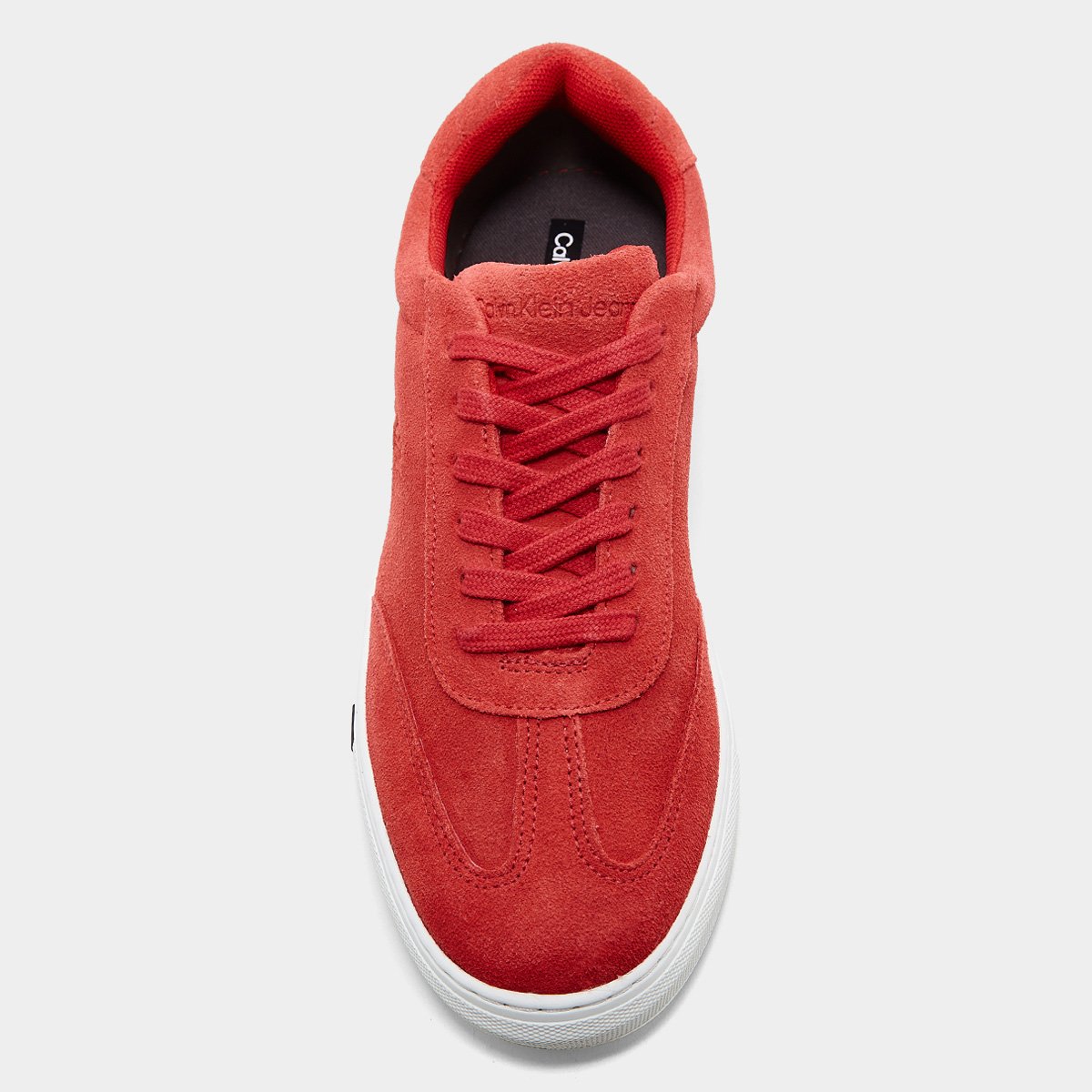 Tênis Couro Calvin Klein Project Embossed Camurça Feminino - Tam: 38 - 3