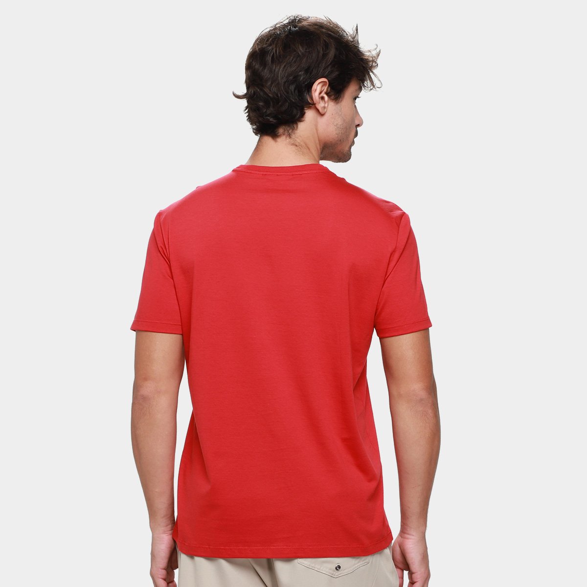 Camiseta Calvin Klein Patch Casual Masculina - Tam: P - 1