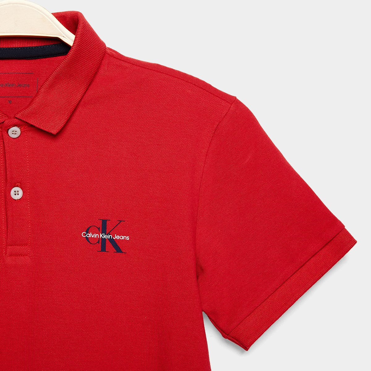 Camisa Polo Infantil Calvin Klein Casual - Tam: 6A - 1