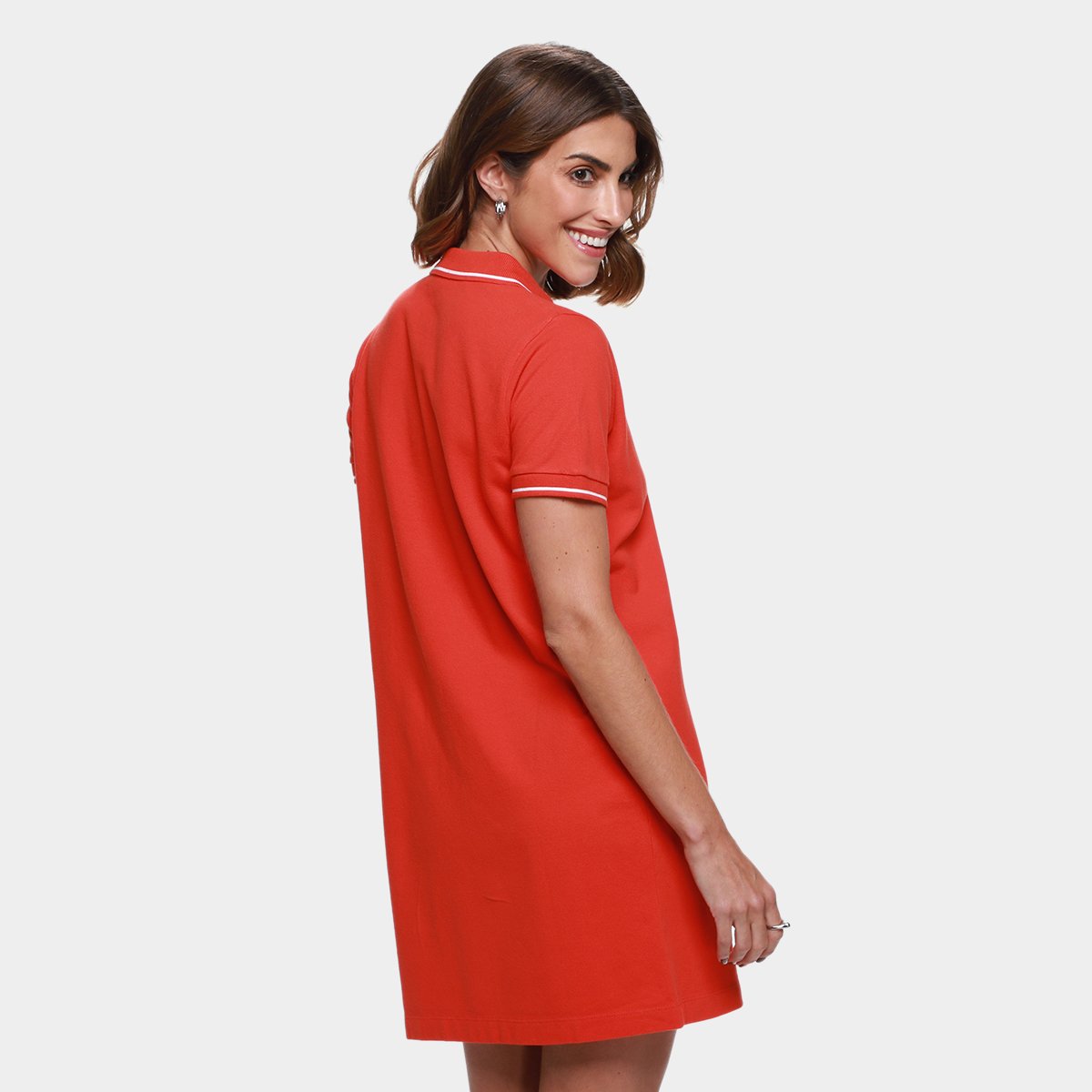 Vestido Calvin Klein Polo Piquet Duplo Feminino - Tam: P - 1