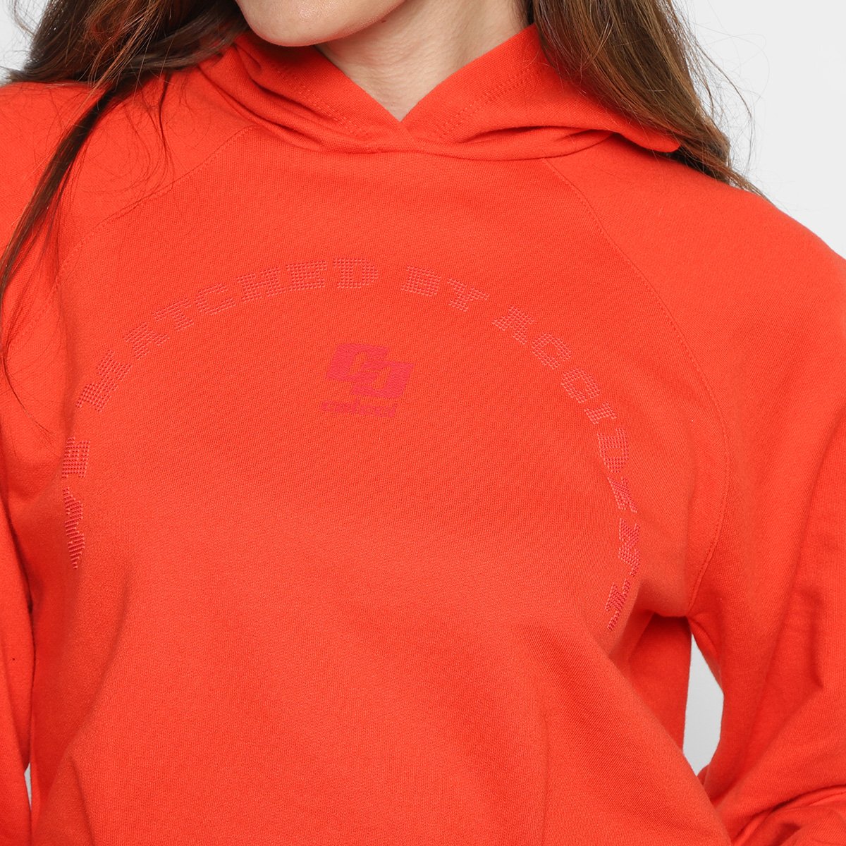Blusa Moletom Cropped Colcci Casual Com Capuz Feminina - Tam: GG - 2