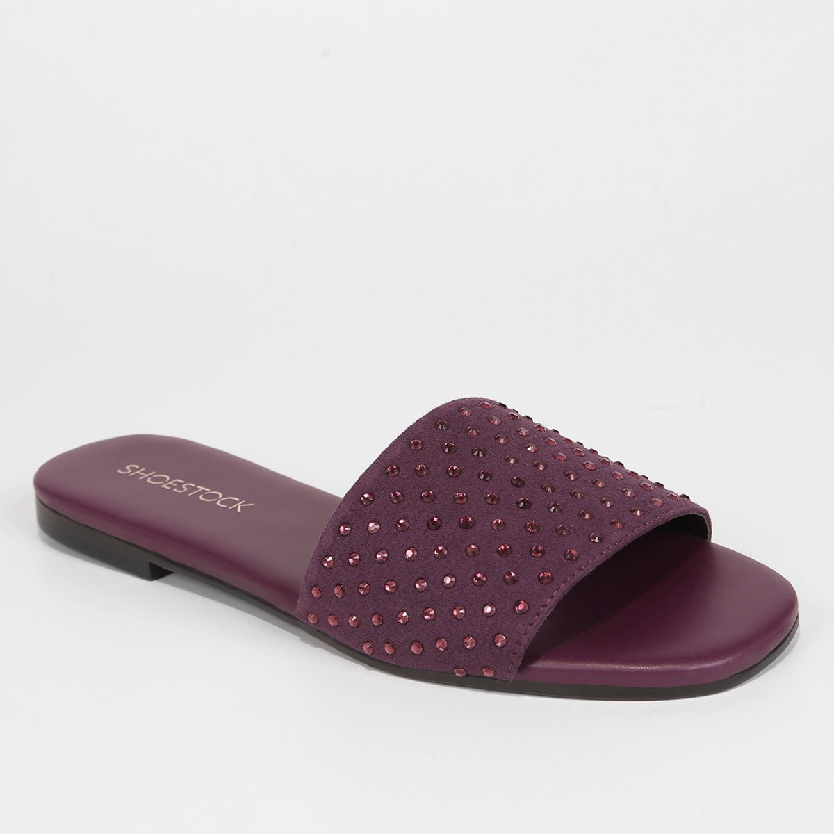 Rasteira Shoestock Slide Strass - Tam: 38 - 4