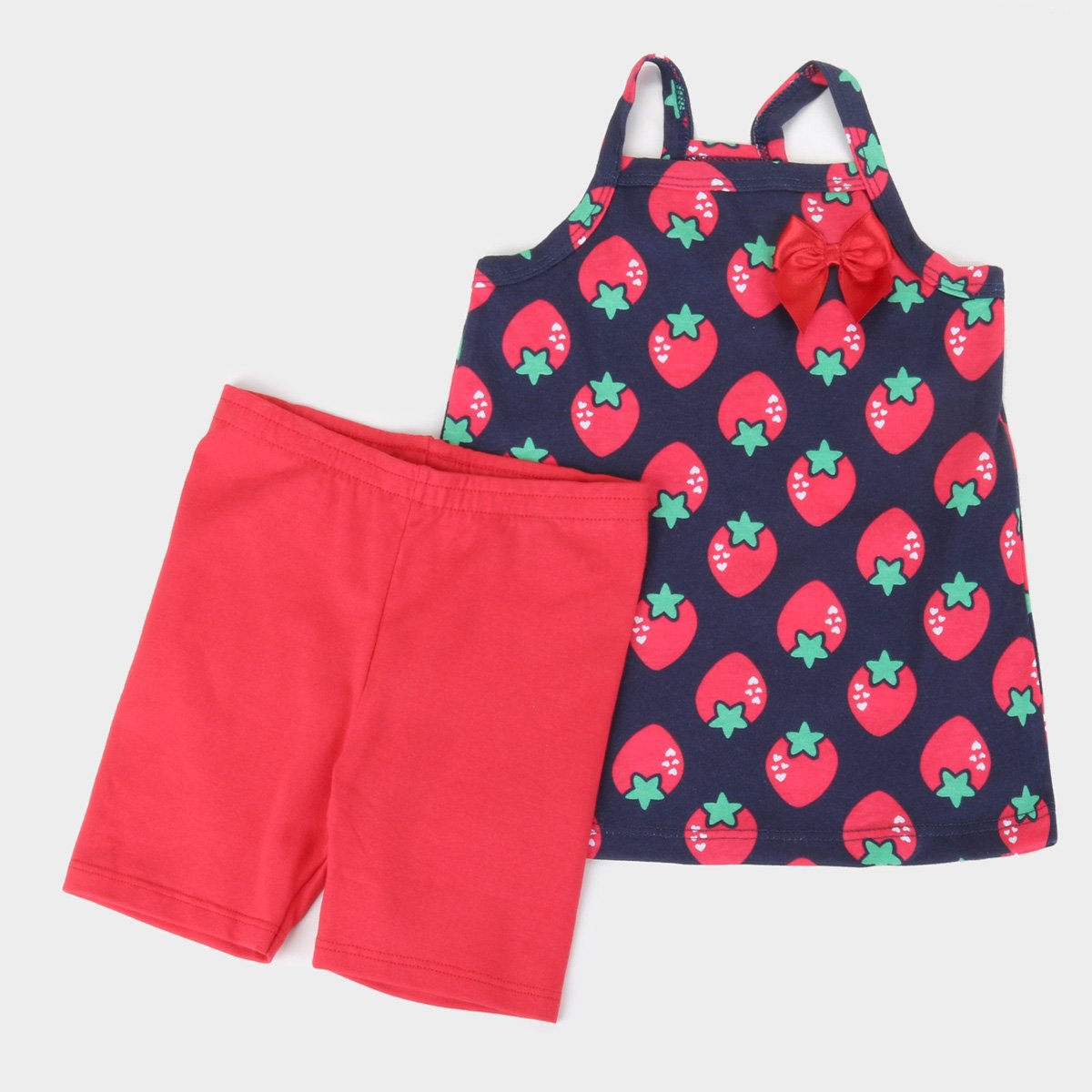 Conjunto Infantil Pipa Regata Sweet + Short Feminino