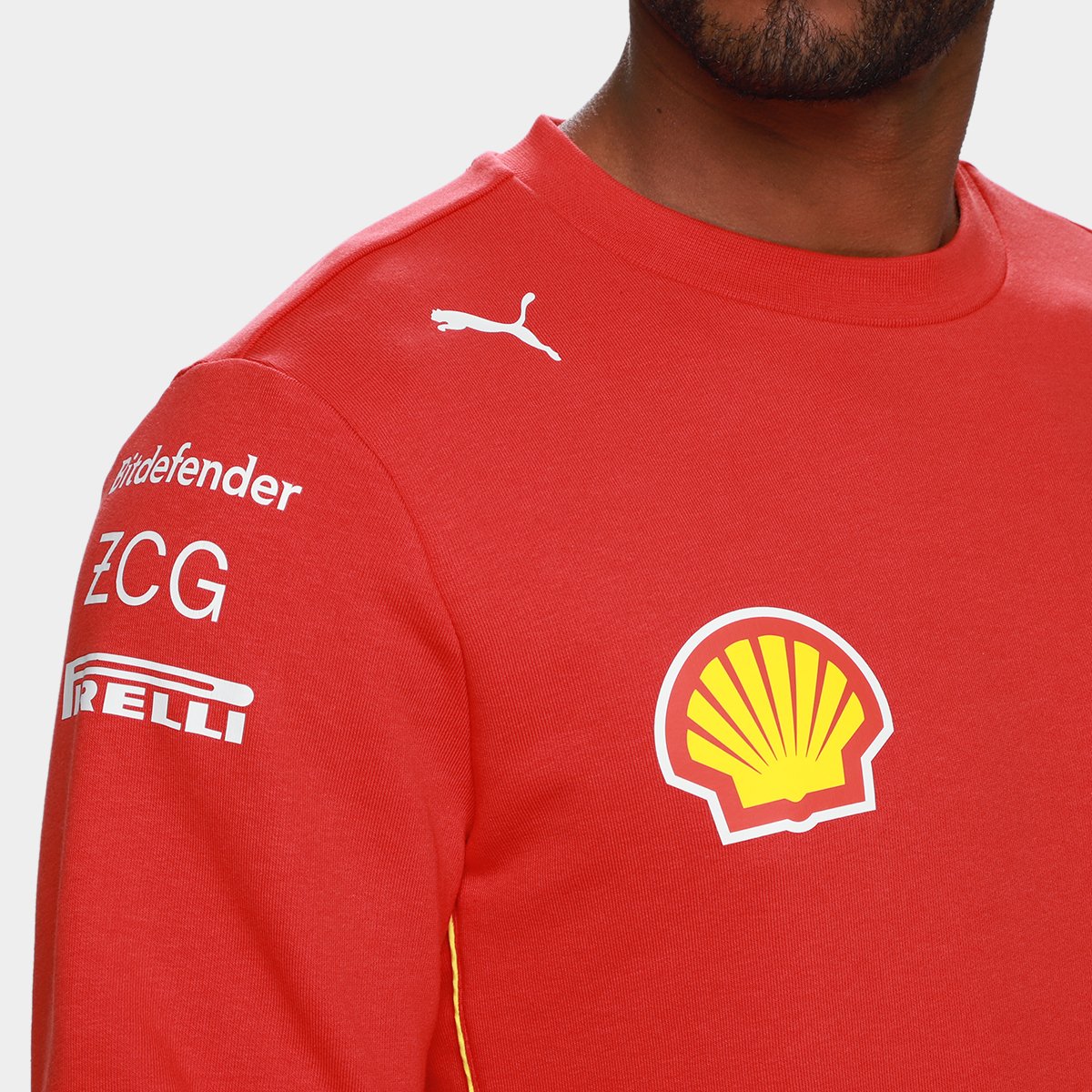 Moletom Puma Scuderia Ferrari Masculino - Tam: P - 3
