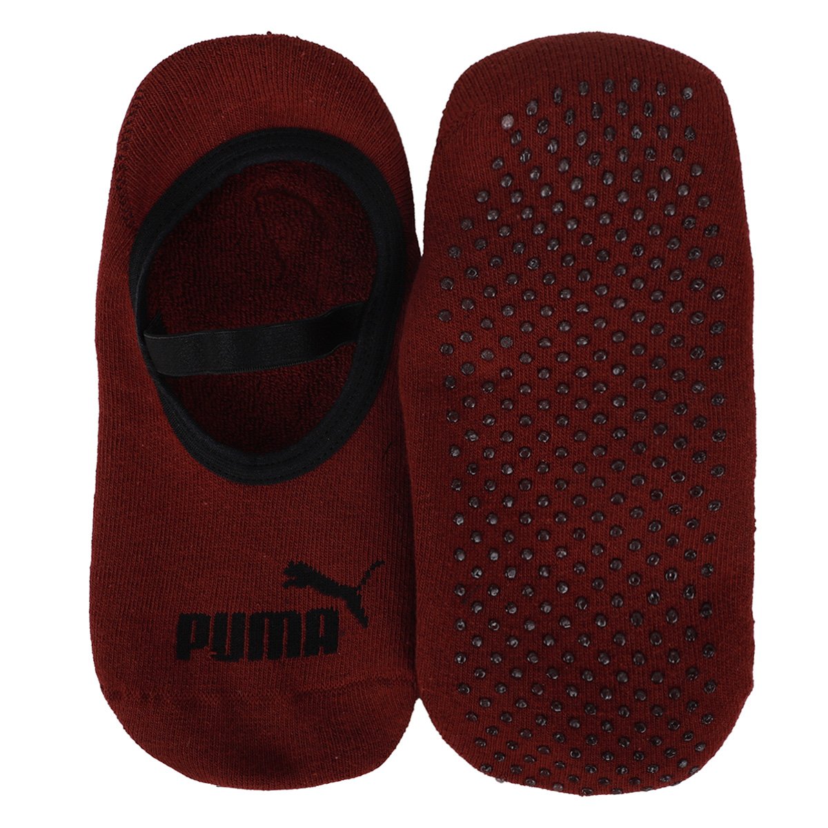 Meia Sapatilha Puma Antiderrapante Pilates Feminina - Tam: 34/39 - 2