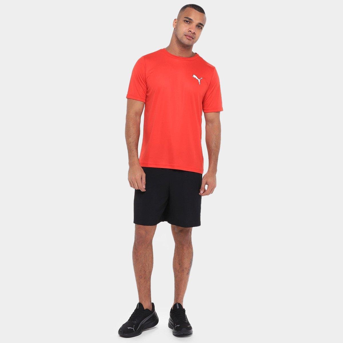 Camiseta Puma Small Poly Masculina - Tam: M - 3