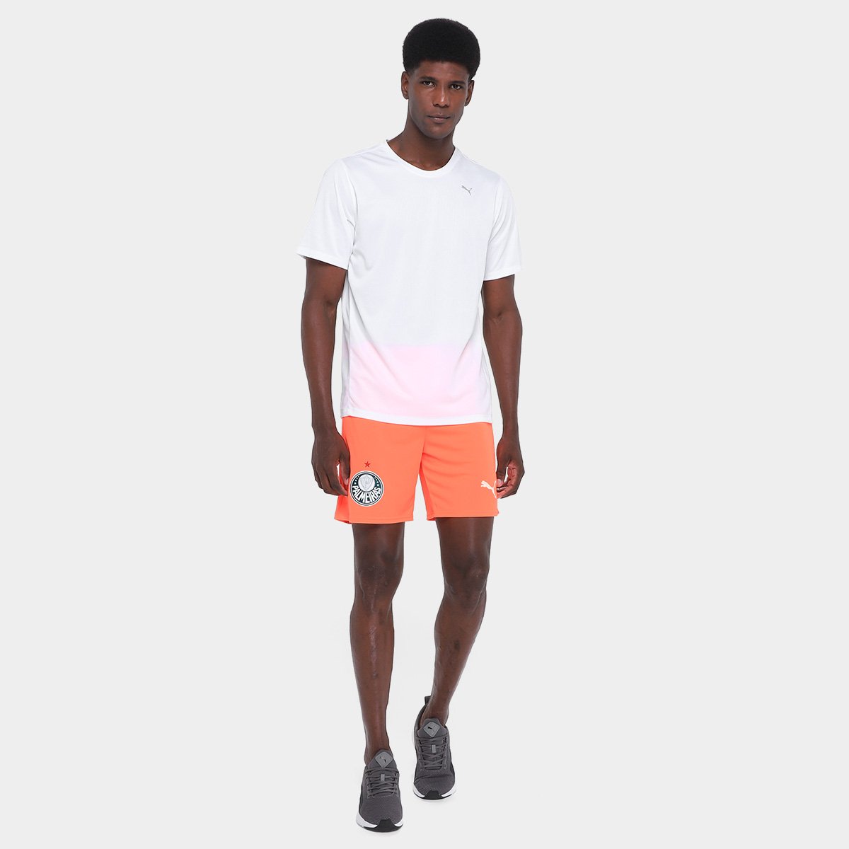 Shorts Palmeiras Torcedor Puma Masculino - Tam: P - 4