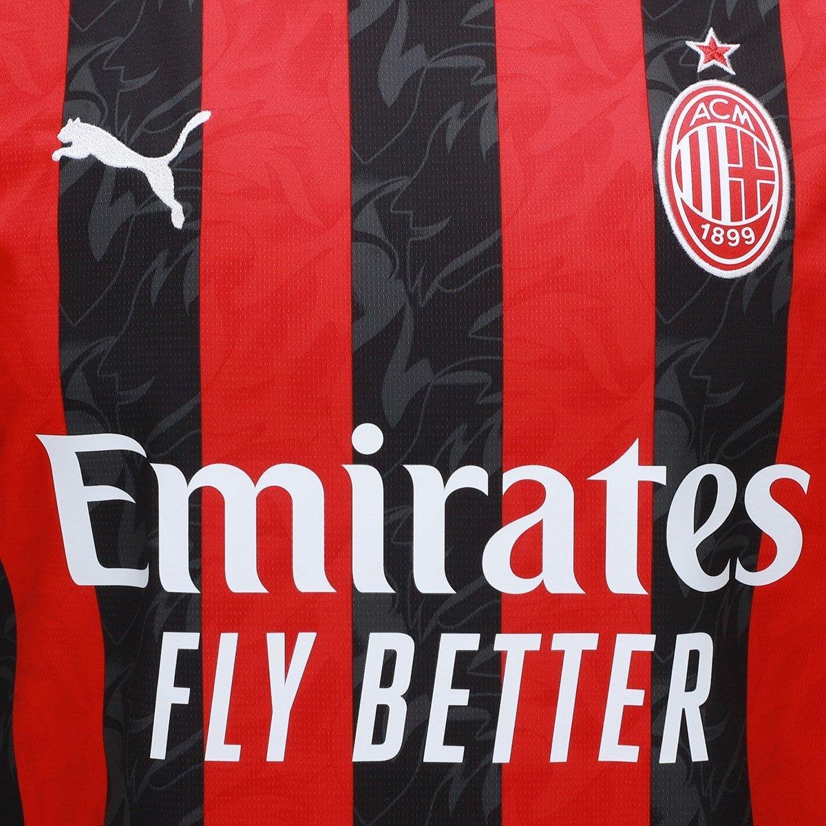 Camisa Milan Home 25/26 s/n Torcedor Puma Masculina - Tam: EGG - 2