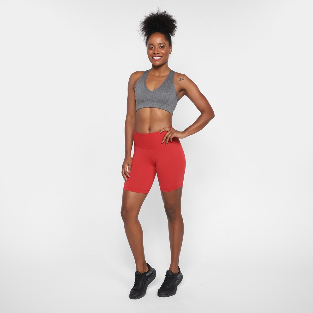 Kit Bermuda Estilo Do Corpo Feminina - 2 Peças - Tam: P - 5