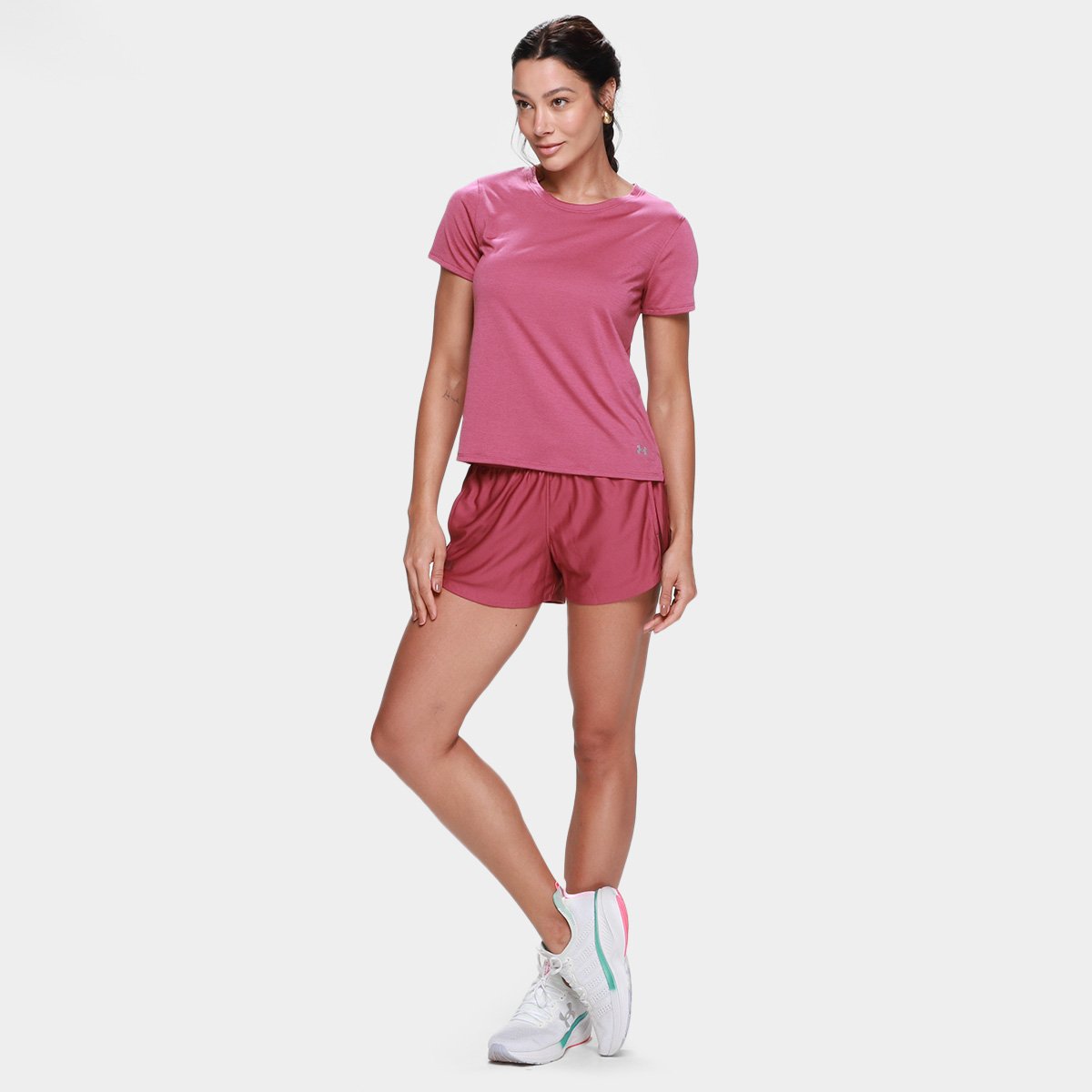 Camiseta Under Armour Launch Sho Feminina - Tam: P - 3