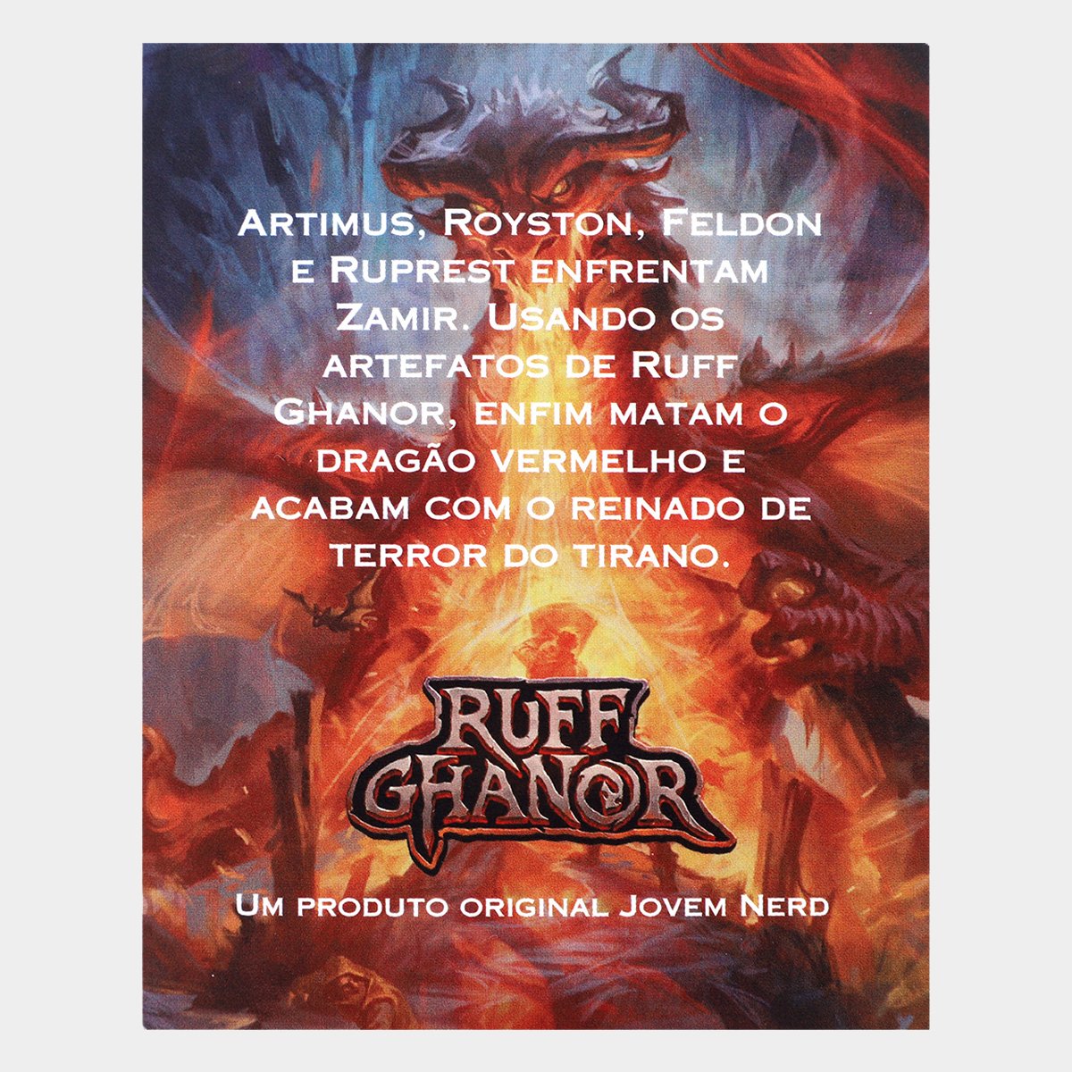 Camiseta Jovem Nerd Ruff Ghanor Unissex + Card Colecionável - Tam: P - 3