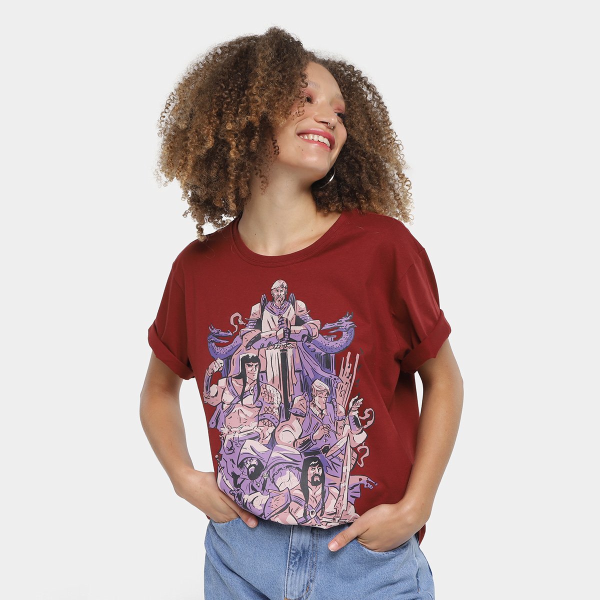 Camiseta Jovem Nerd Ruff Ghanor Unissex + Card Colecionável - Tam: P - 5