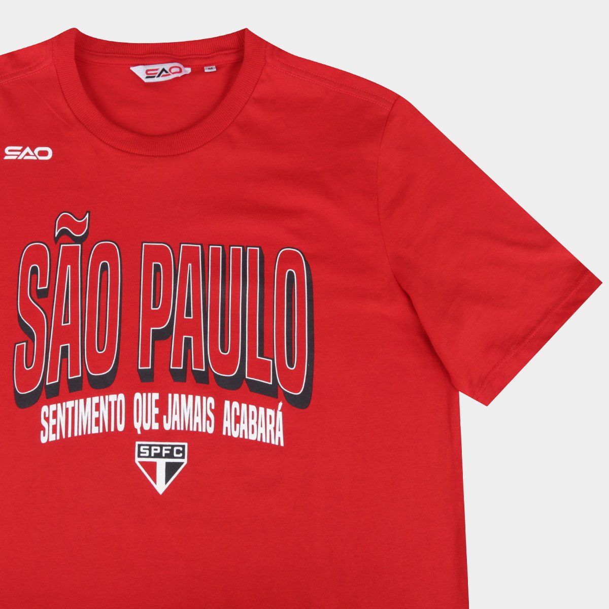 Camiseta São Paulo Casual Masculina - Tam: P - 3