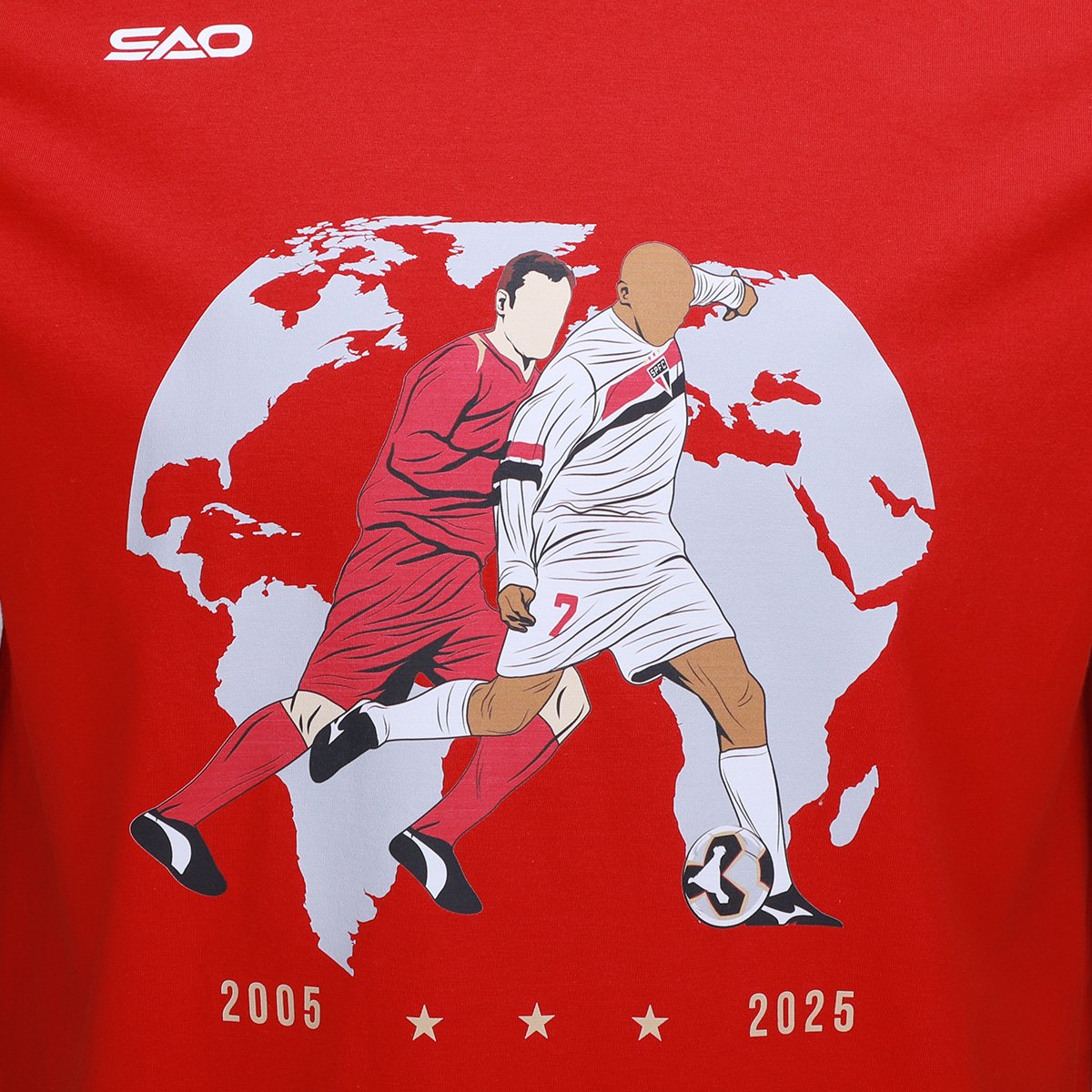 Camiseta São Paulo Mineiro Masculina - Tam: P - 3