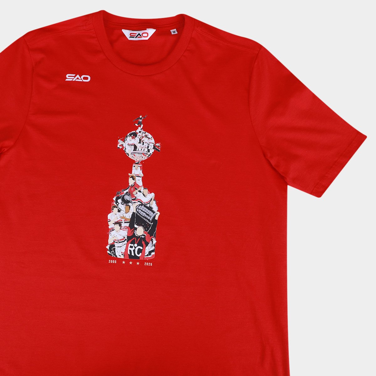 Camiseta São Paulo Taça Libertadores Masculina - Tam: P - 5