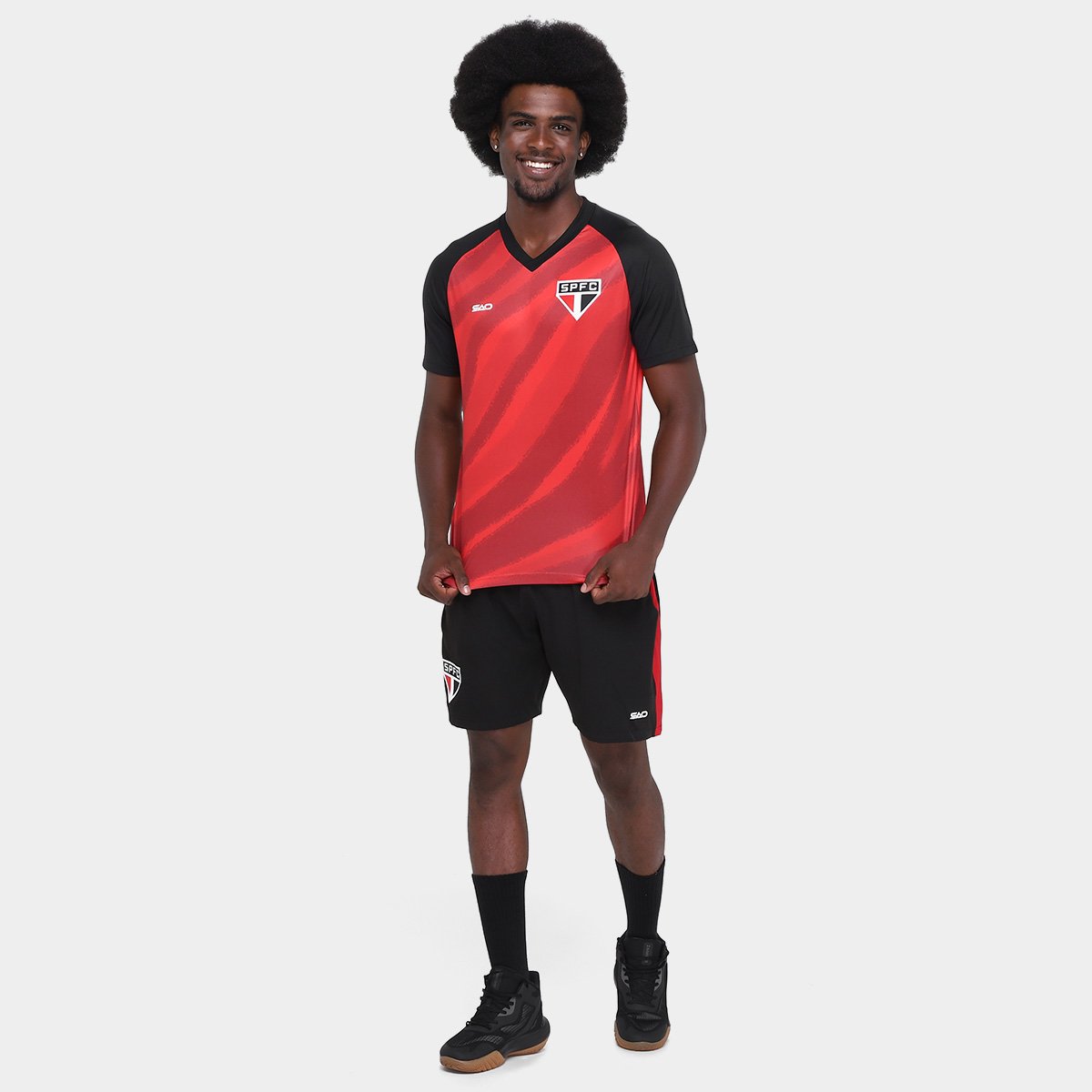 Camisa São Paulo Treino Masculina - Tam: P - 3