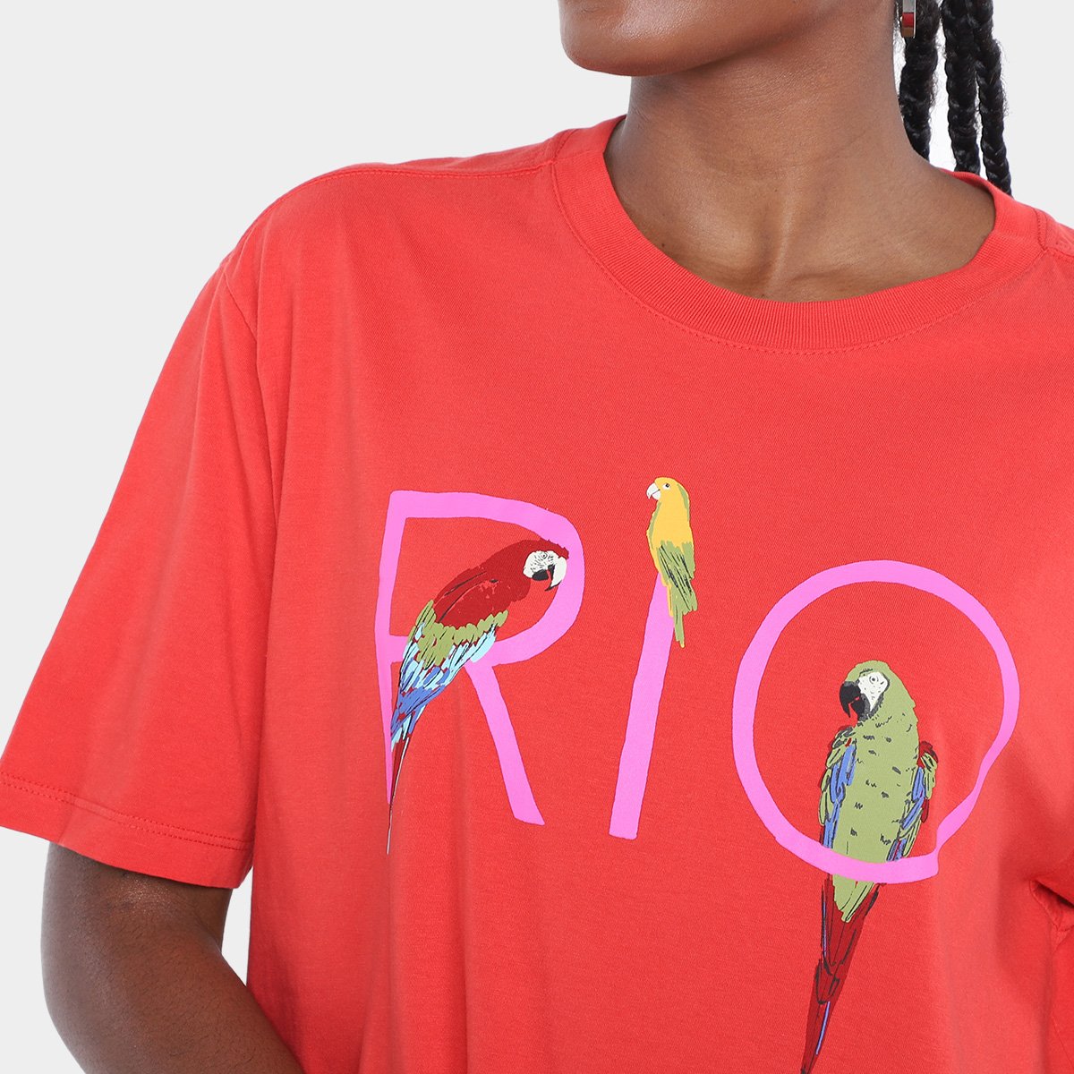 Camiseta Farm Rio Casual Feminina - Tam: M - 2