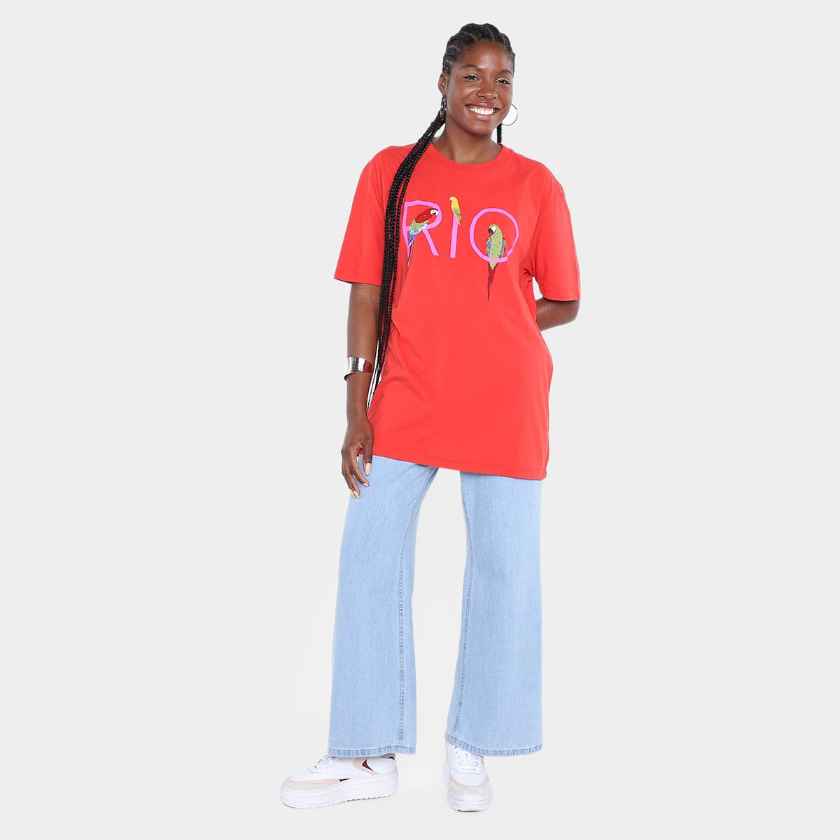 Camiseta Farm Rio Casual Feminina - Tam: M - 3