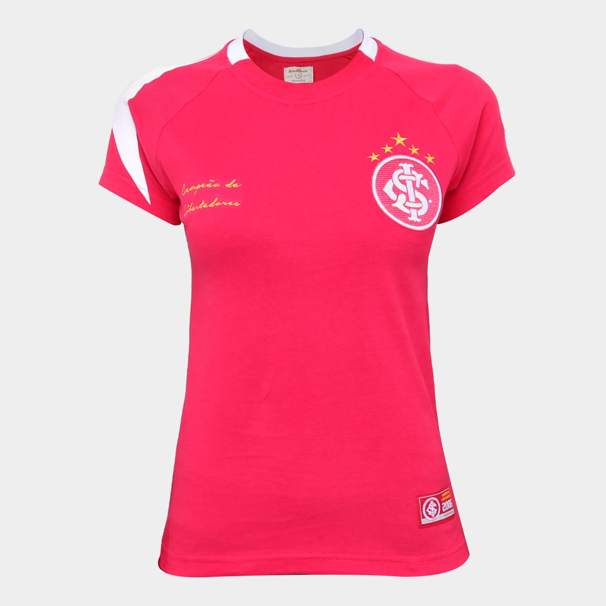 Camisa Internacional 2006 Libertadores Retrô Mania Feminina