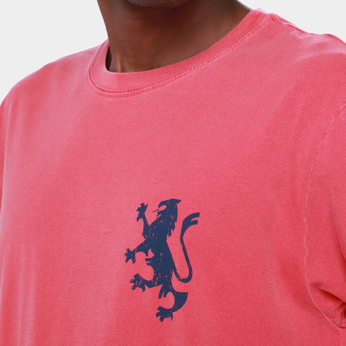 Camiseta Osklen Stone Leão Masculina - Tam: M - 2
