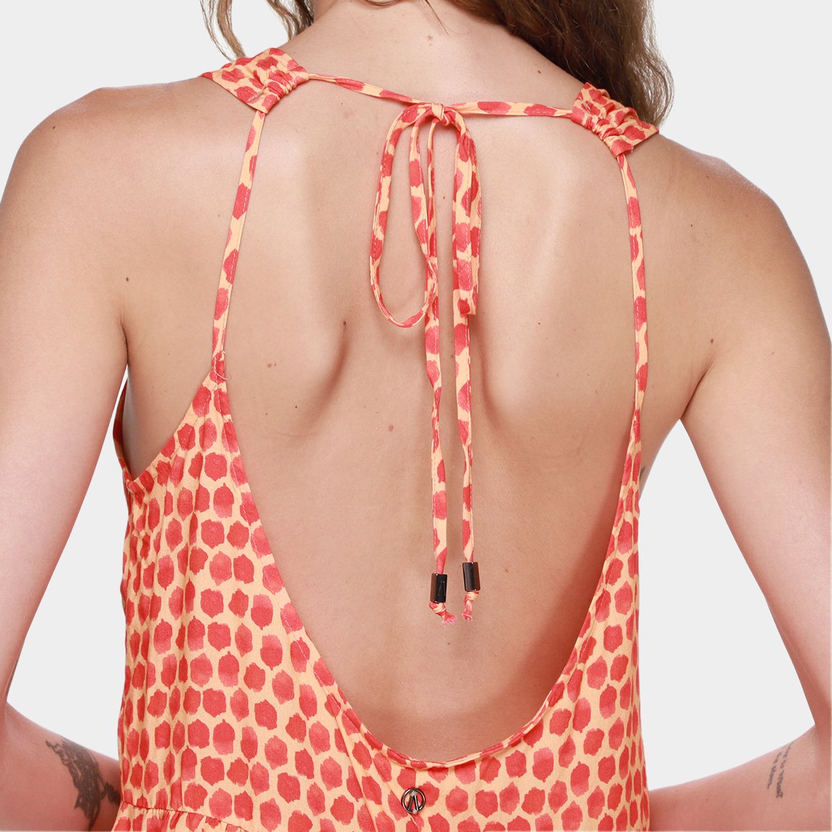 Macaquinho Animale Jeans Textura Mock Feminino - Tam: P - 2