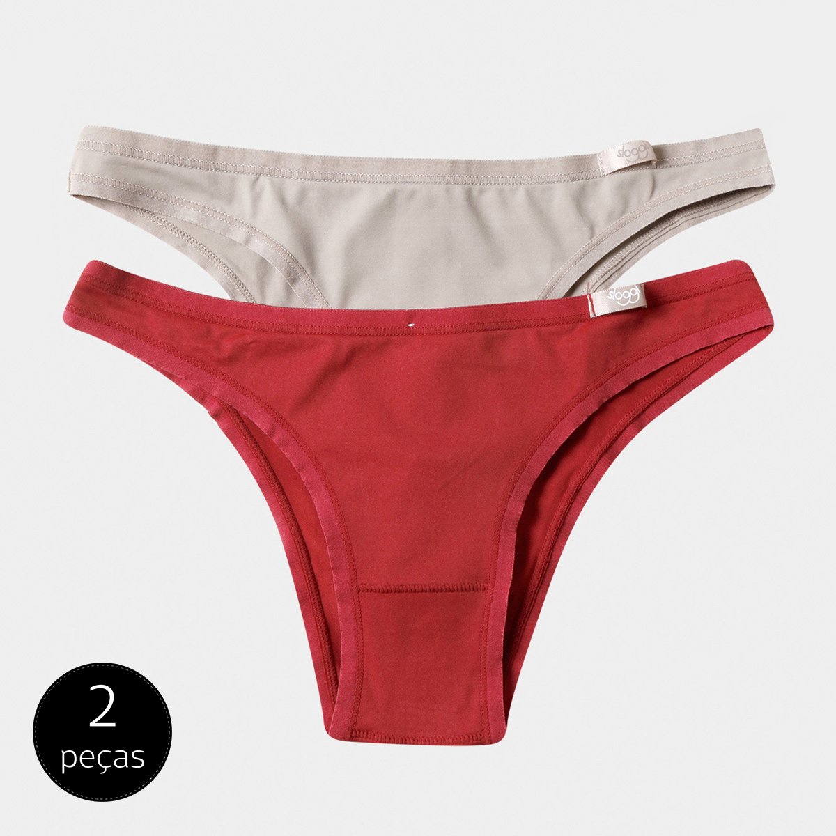 Calcinha Sloggi Kit 2 Peças Tanga Classic