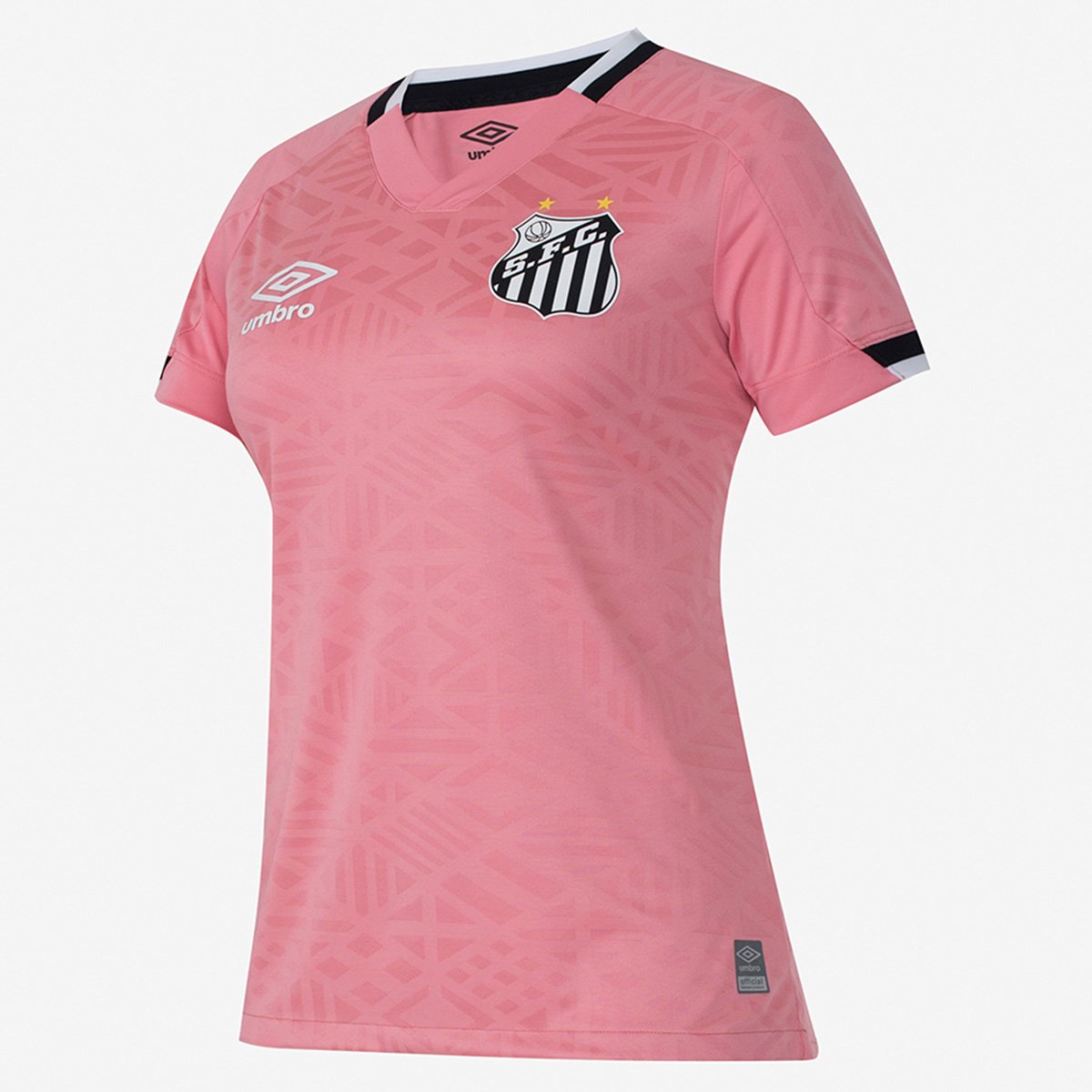 Camisa Santos Outubro Rosa 22/23 s/n° Torcedor Umbro Feminina