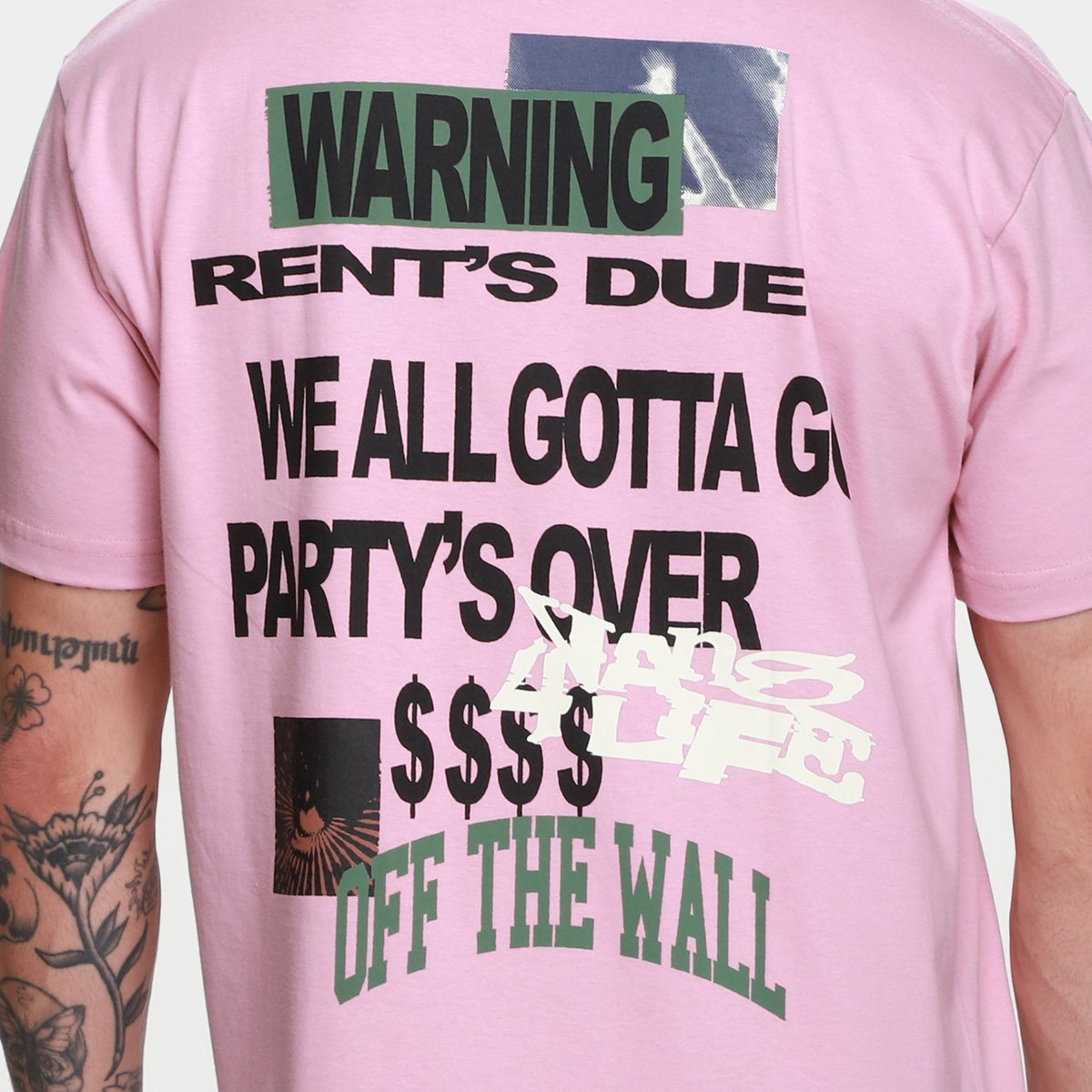 Camiseta Vans Warning Signs 4 Life Masculina - Tam: P - 3