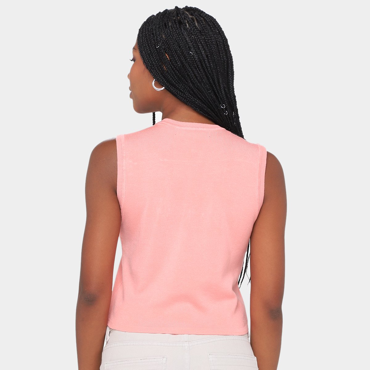 Regata Cropped Hering Casual Feminina - Tam: G - 1