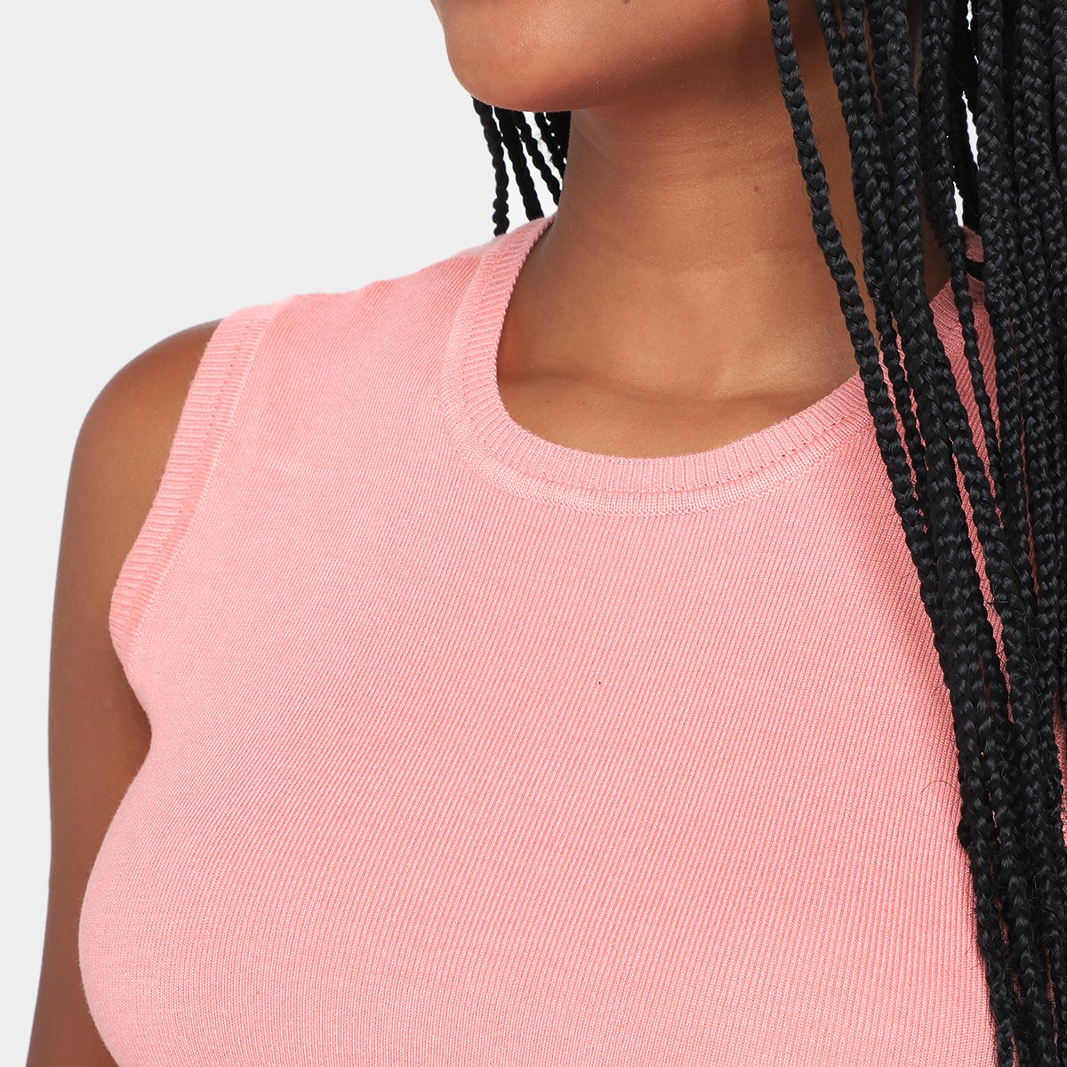 Regata Cropped Hering Casual Feminina - Tam: G - 2