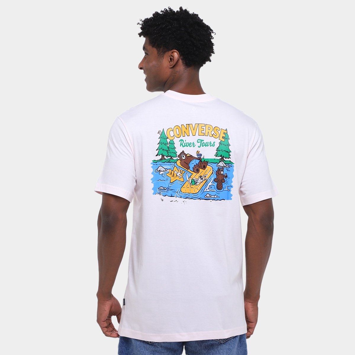 Camiseta Converse High River Tours Sta Masculina - Tam: P - 1