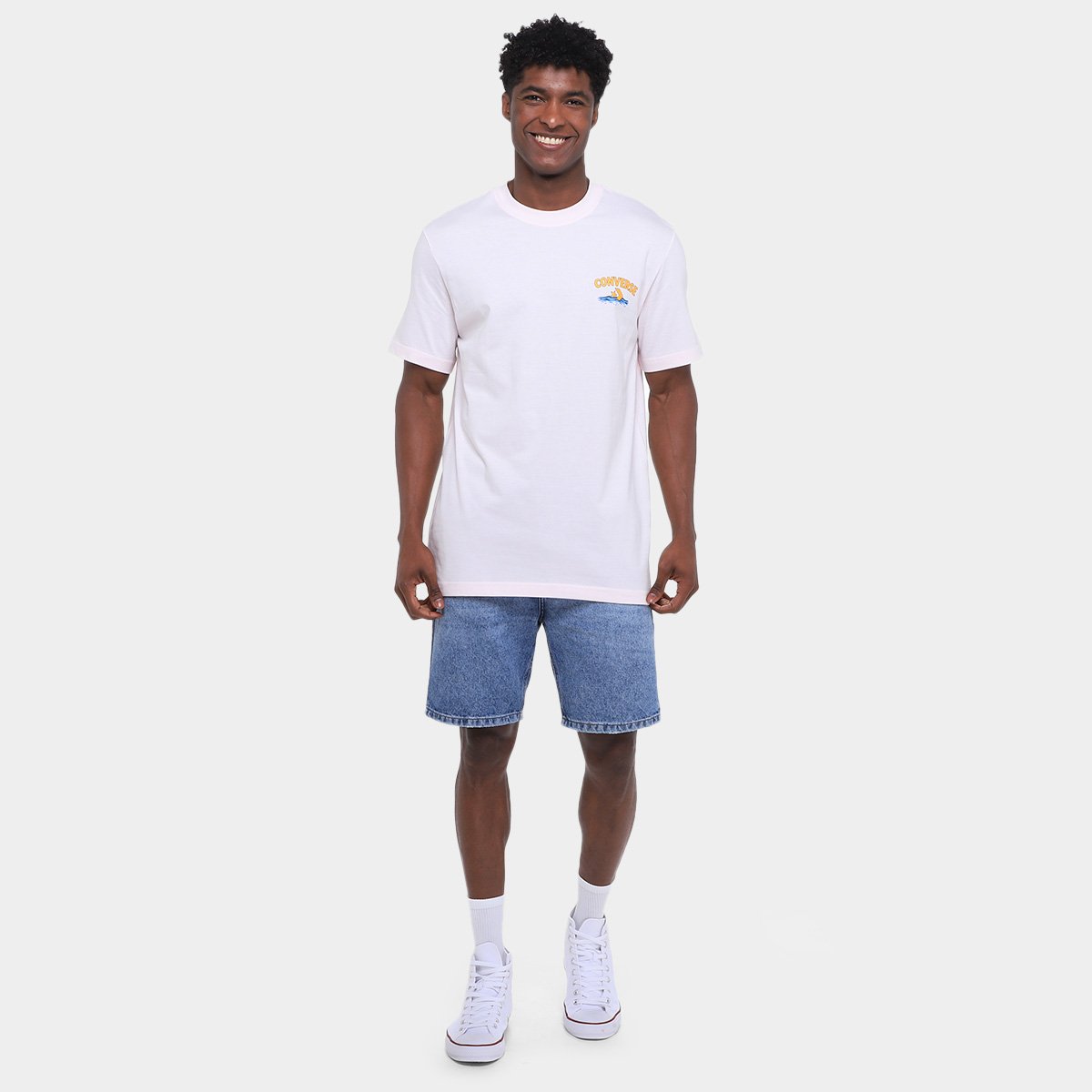 Camiseta Converse High River Tours Sta Masculina - Tam: P - 4