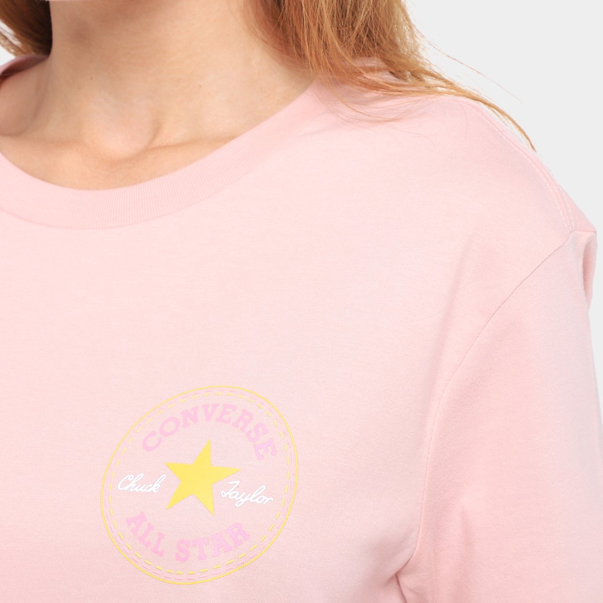 Camiseta Converse Go-To As Pach Cropped Feminina - Tam: P - 2
