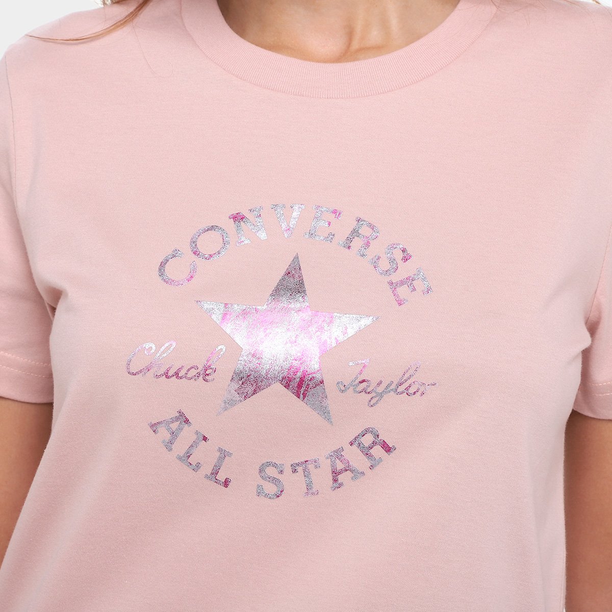 Camiseta Converse Patch Log Fit Feminina - Tam: P - 2