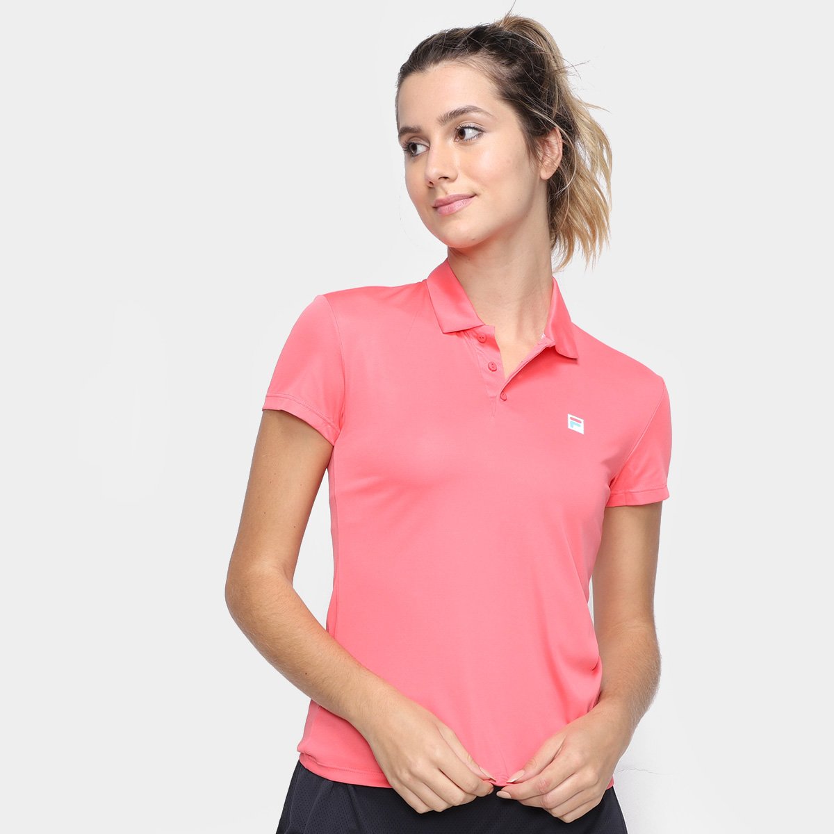 Camisa Polo Fila Detail Feminina