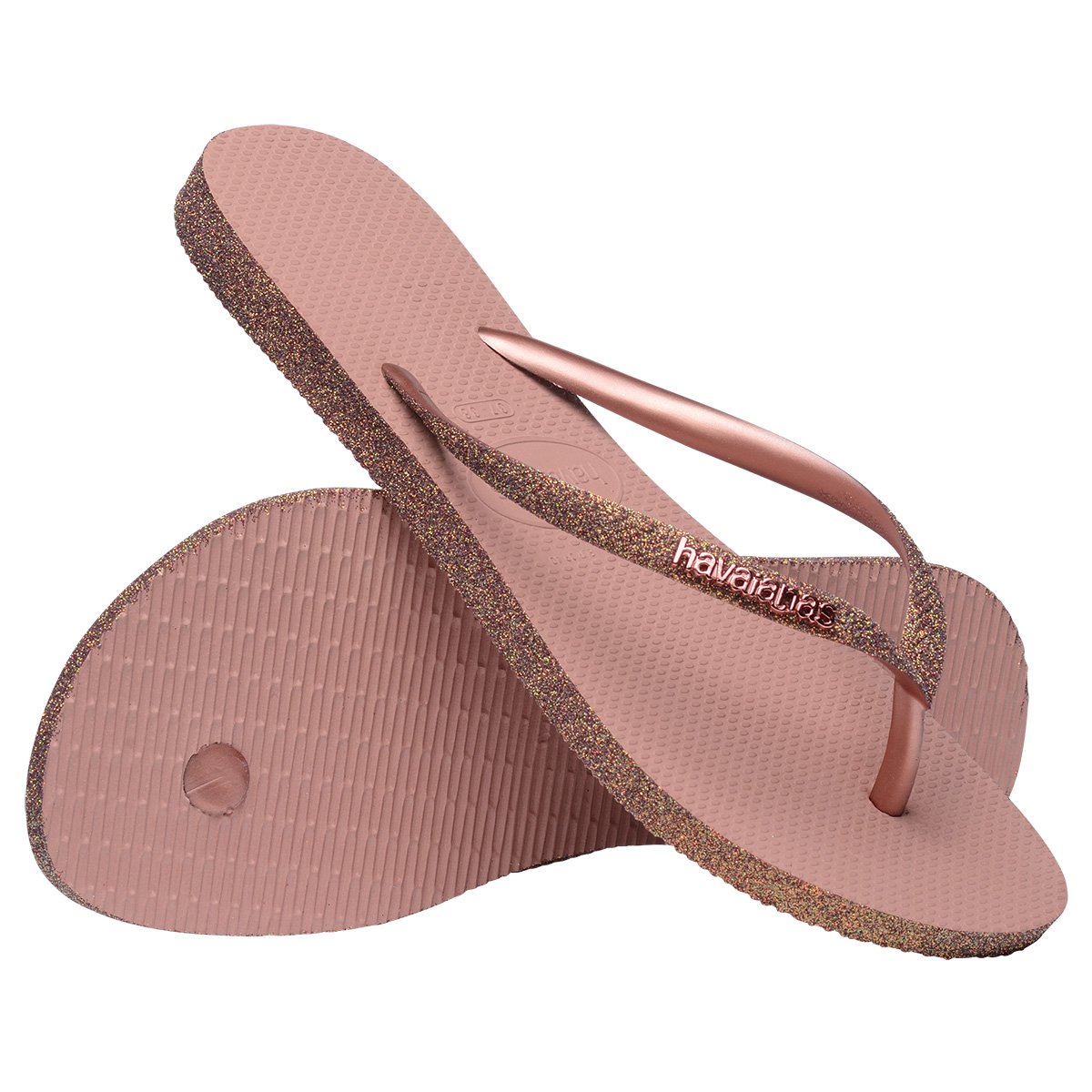 Sandalias Havaianas Slim Sparkle Ii -4146937 - Tam: 33/34 - 1