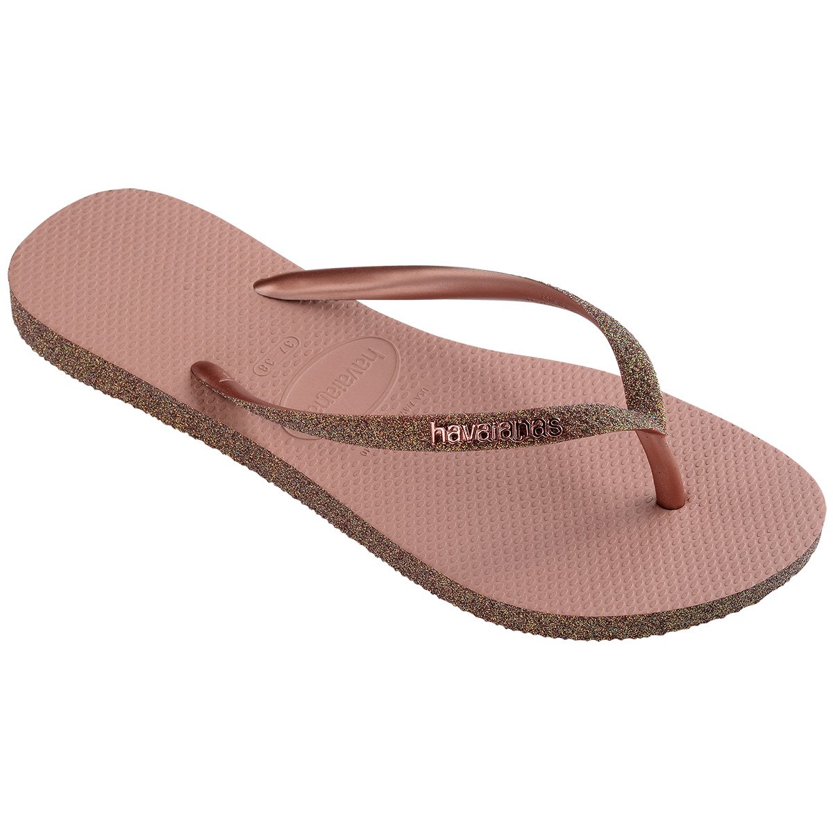 Sandalias Havaianas Slim Sparkle Ii -4146937 - Tam: 33/34 - 4