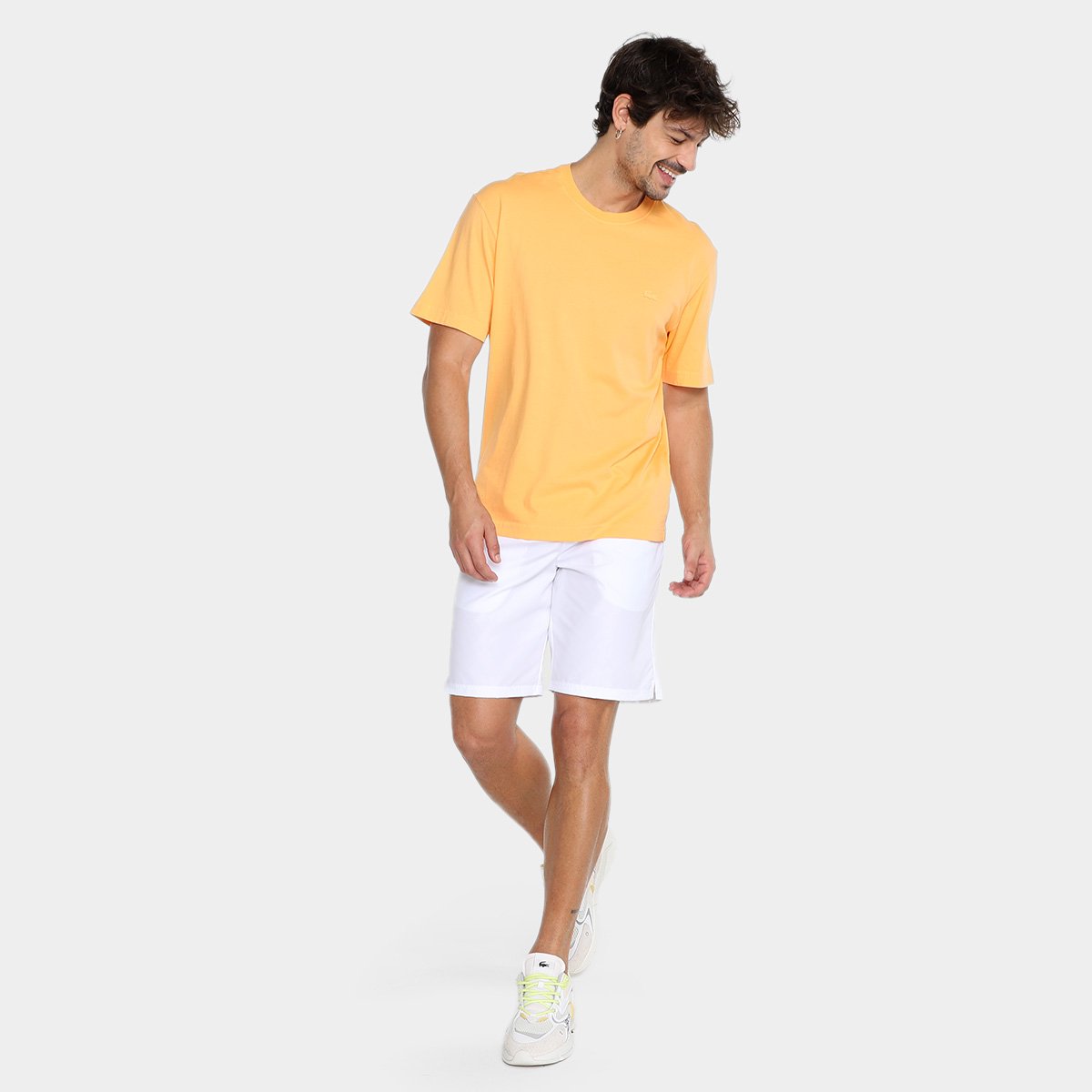 Camiseta Lacoste Básica Masculina - Tam: M - 3