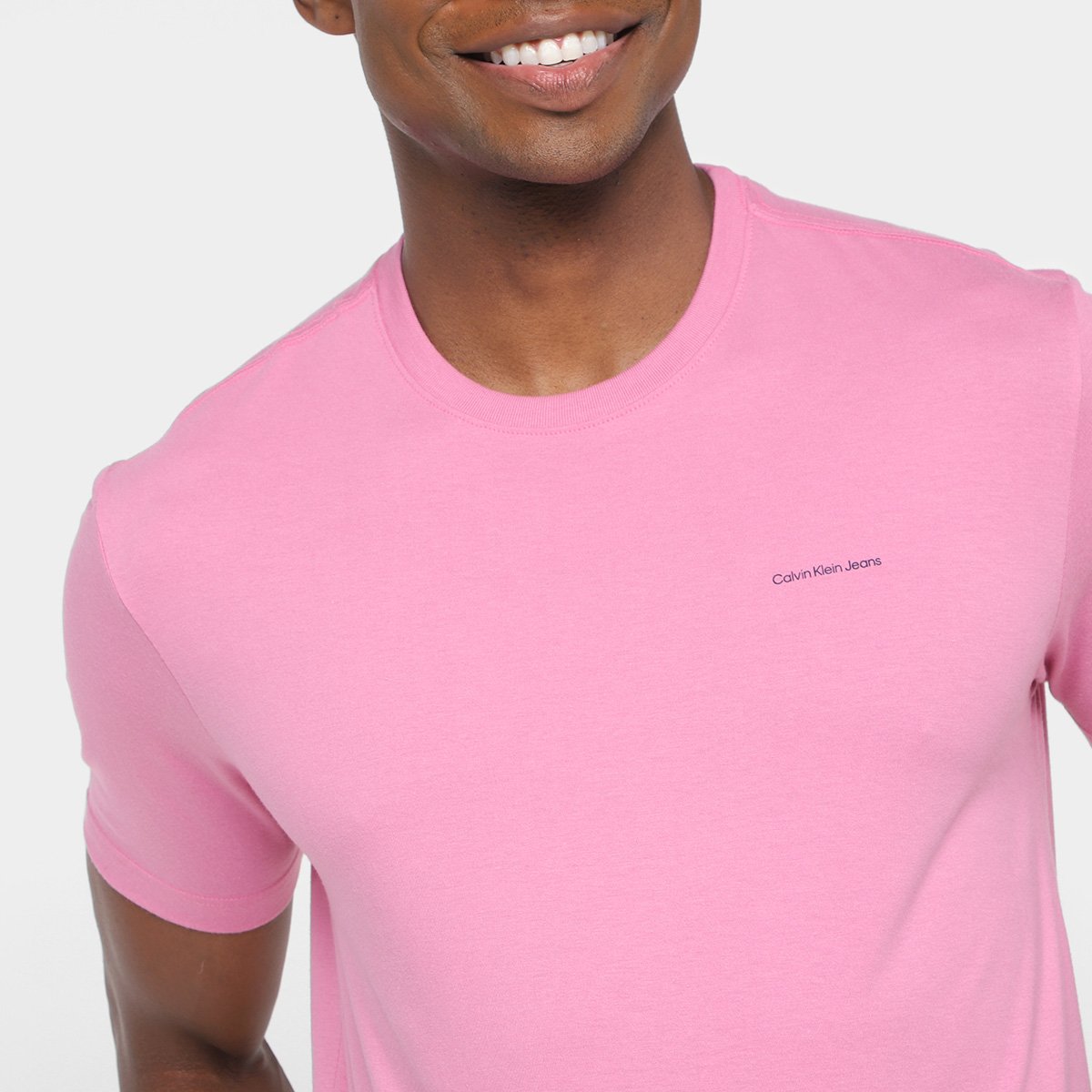 Camiseta Calvin Klein Casual Manga Curta Masculina - Tam: M - 2