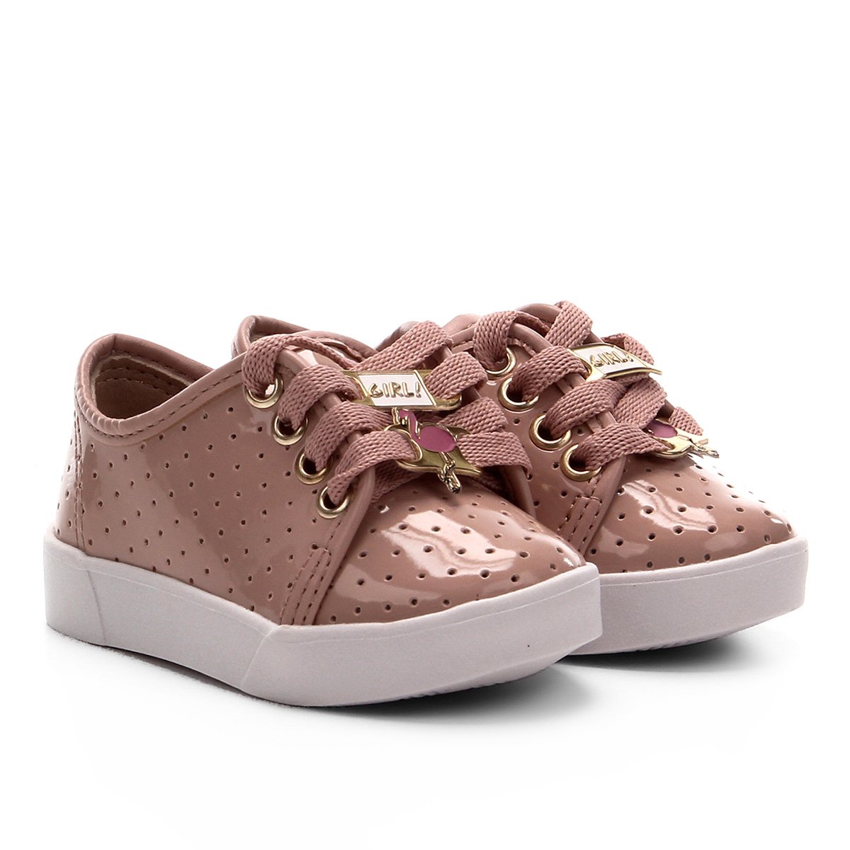 Tênis Infantil Molekinha Rosa - Compre online Pixolé Calçados e Acessórios