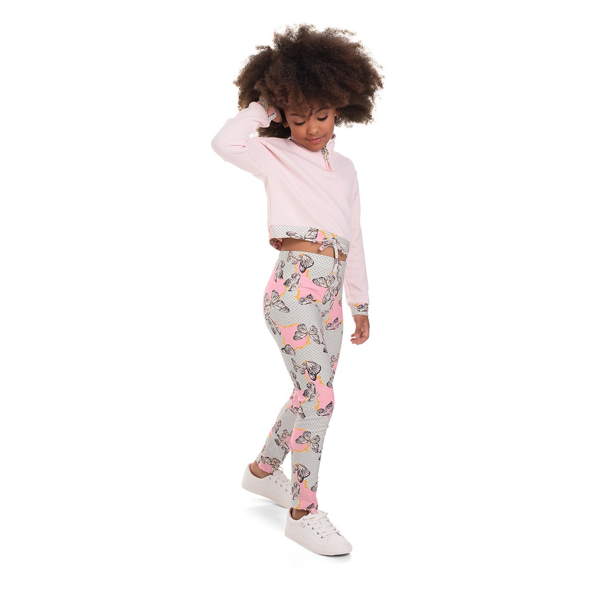 Conjunto Infantil Quimby Estampado Feminino - Tam: 4A - 1