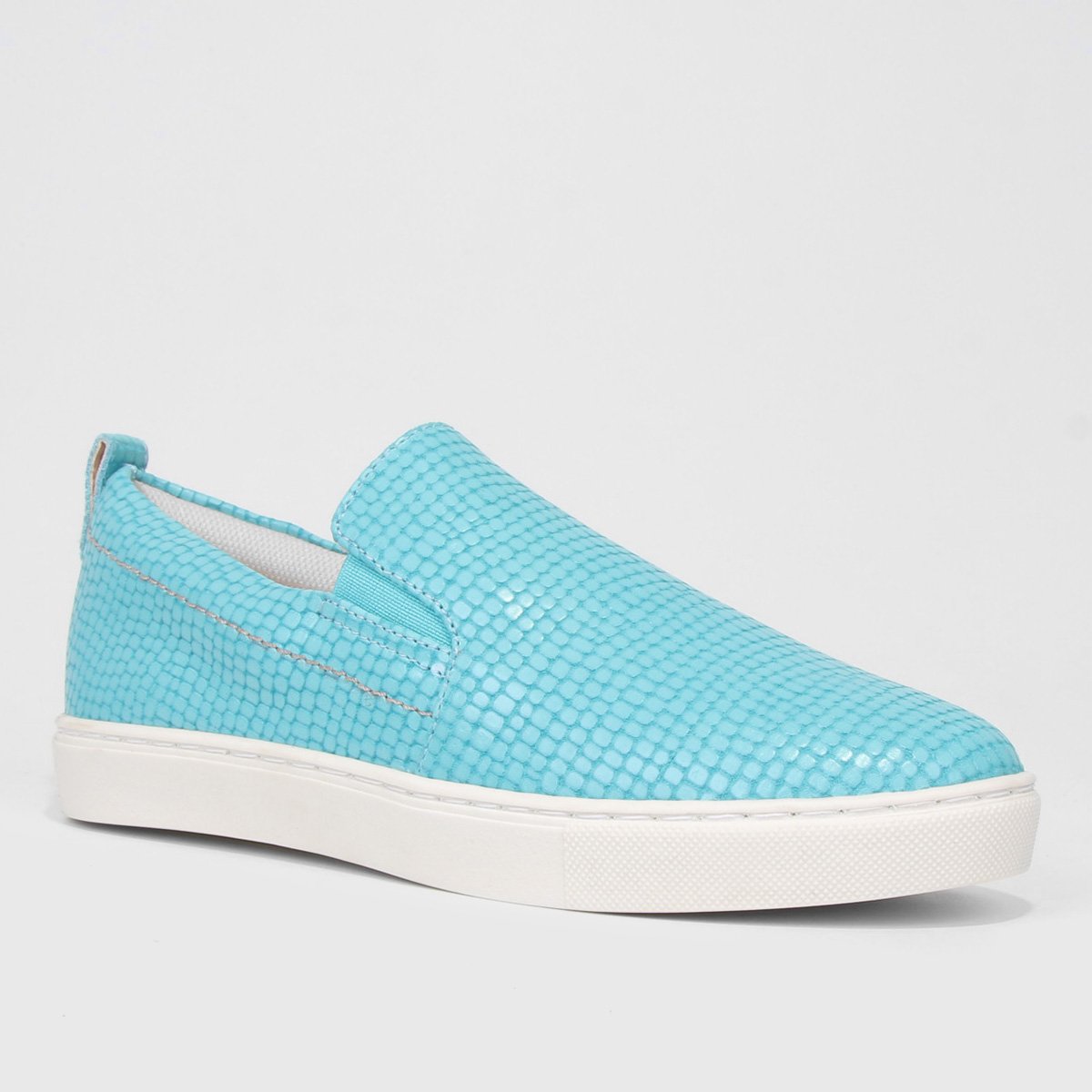 Tênis Couro Jorge Bischoff Slip On Croco Feminino - Tam: 35 - 2