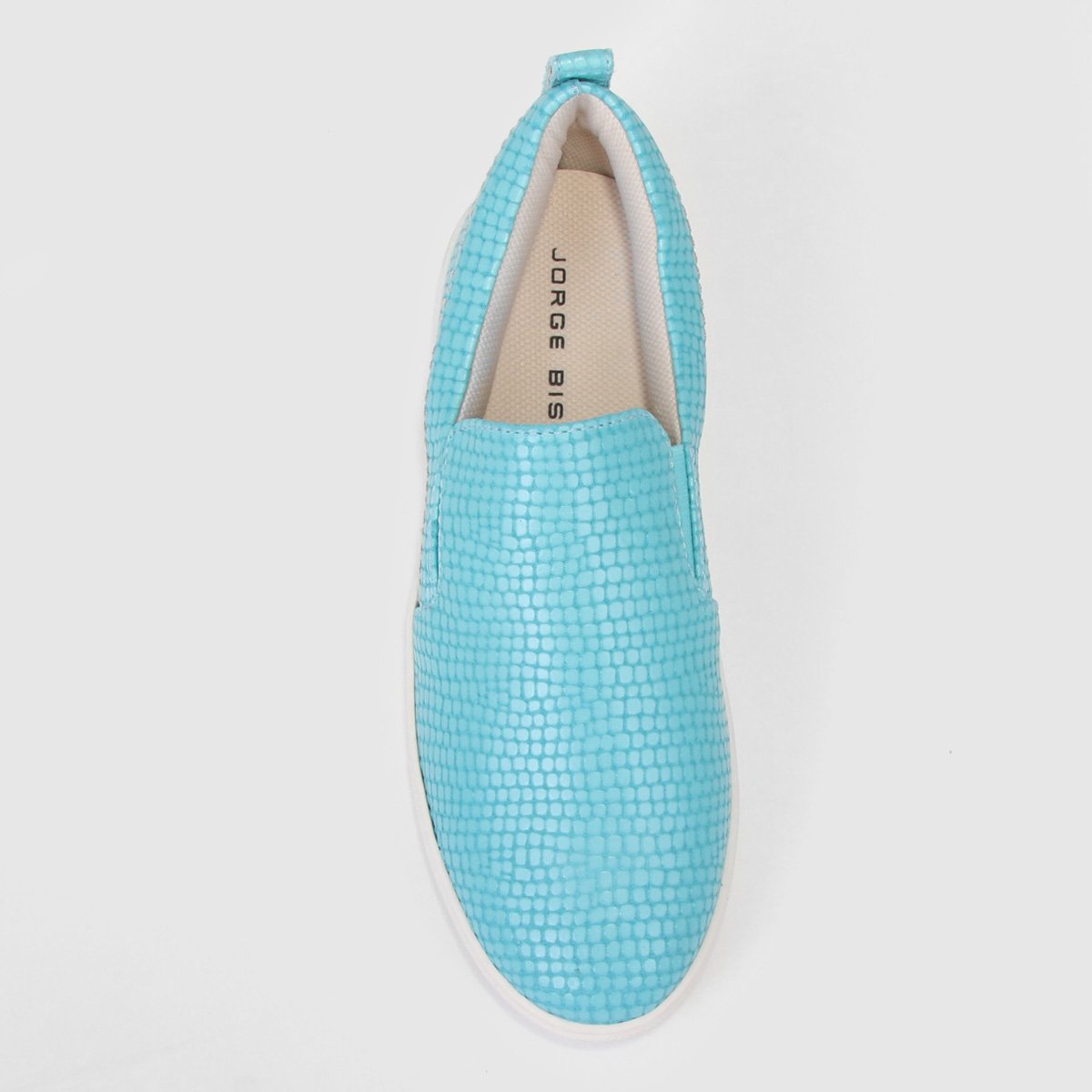 Tênis Couro Jorge Bischoff Slip On Croco Feminino - Tam: 35 - 3