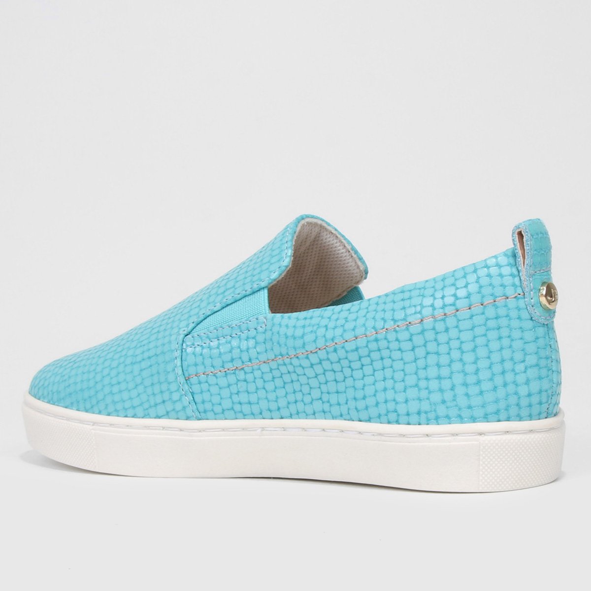Tênis Couro Jorge Bischoff Slip On Croco Feminino - Tam: 35 - 4